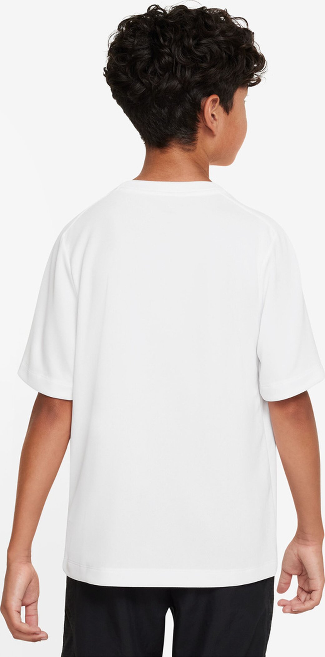 NIKE B NK DF MULTI+ SS TOP HBR WHITE/BLACK – Bild 4