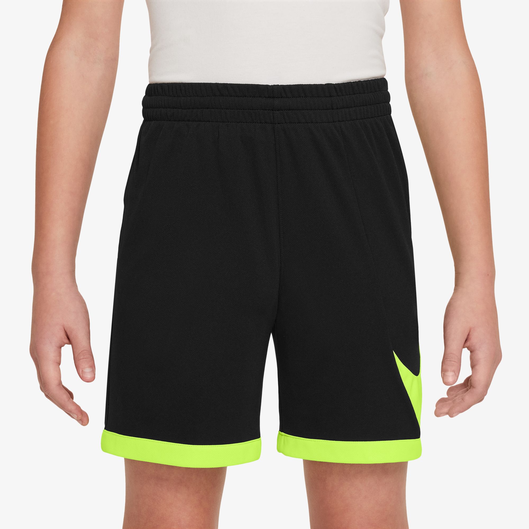 NIKE B NK DF MULTI+ SWOOSH SHORT BLACK/VOLT/VOLT