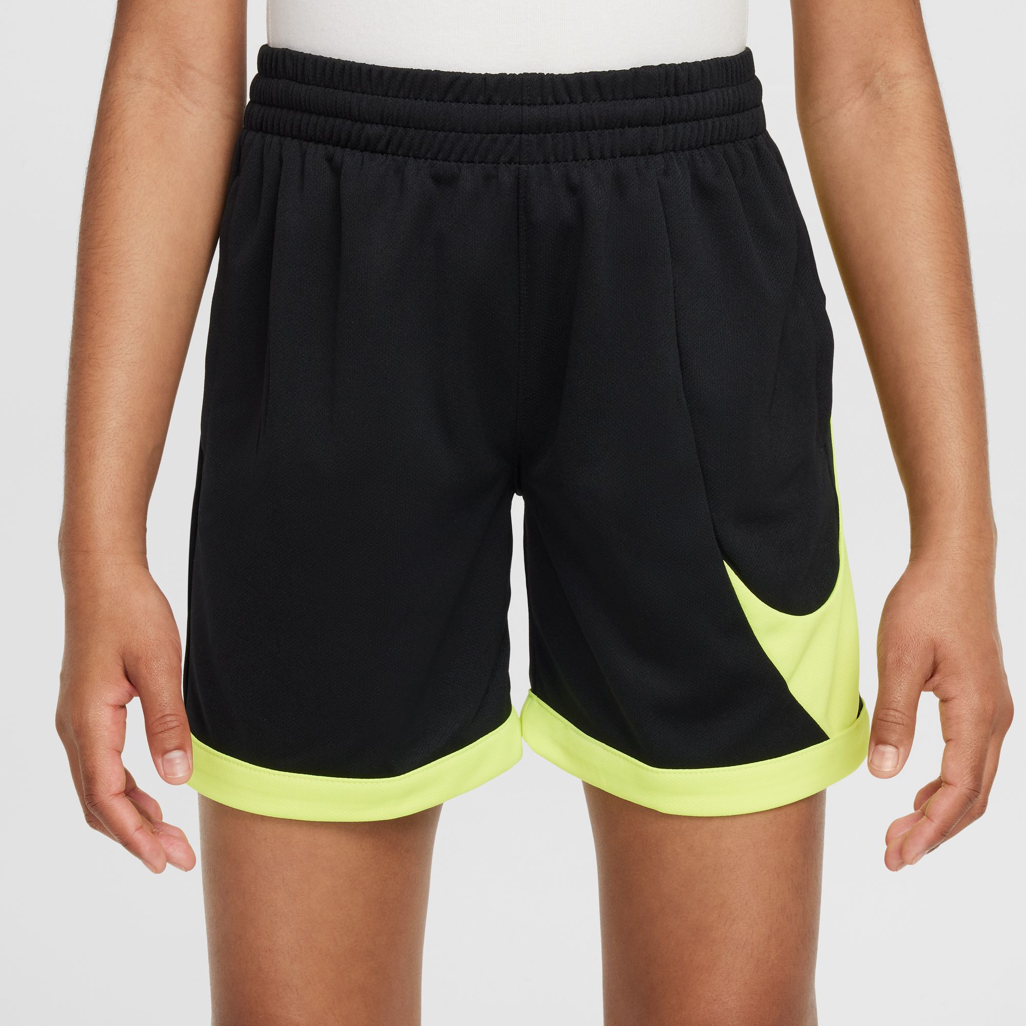 NIKE B NK DF MULTI+ SWOOSH SHORT BLACK/VOLT/VOLT – Bild 5