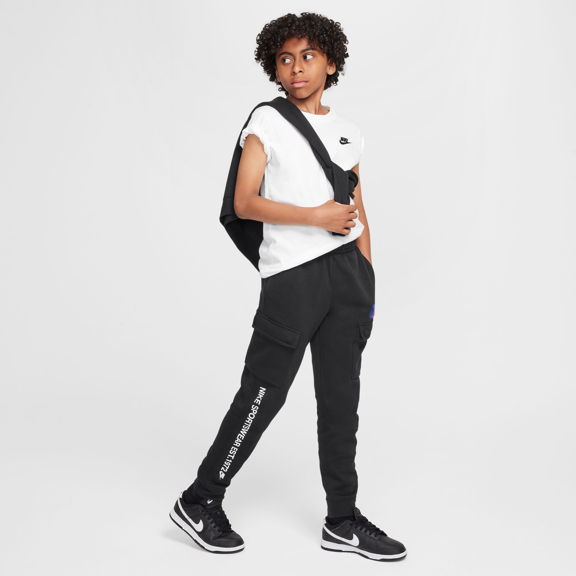 NIKE B NSW SI CARGO PANT BB BLACK – Bild 7
