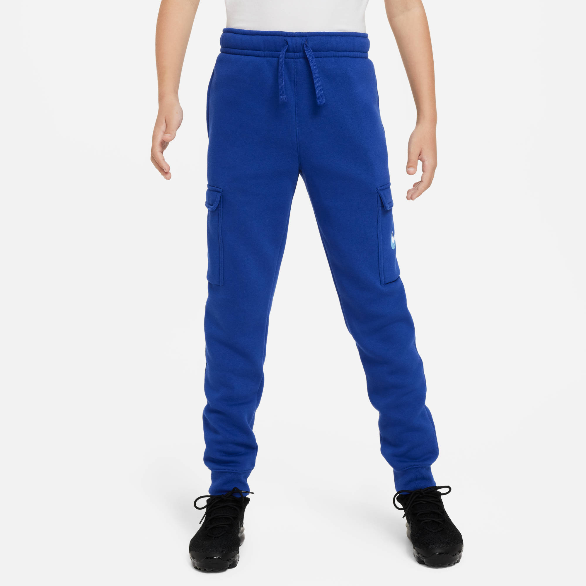 NIKE B NSW SI FLC CARGO PANT BB DEEP ROYAL BLUE
