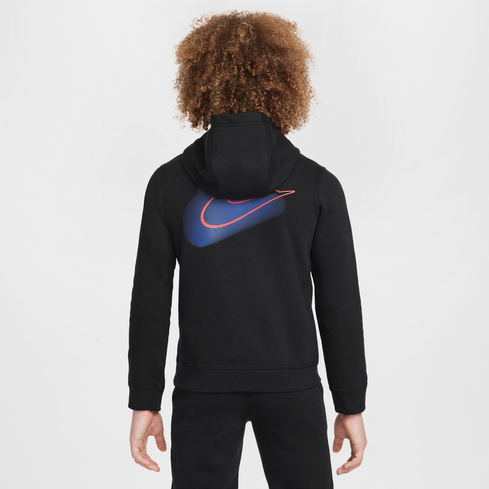 NIKE B NSW SI FLC PO HOODIE BB2 BLACK – Bild 2