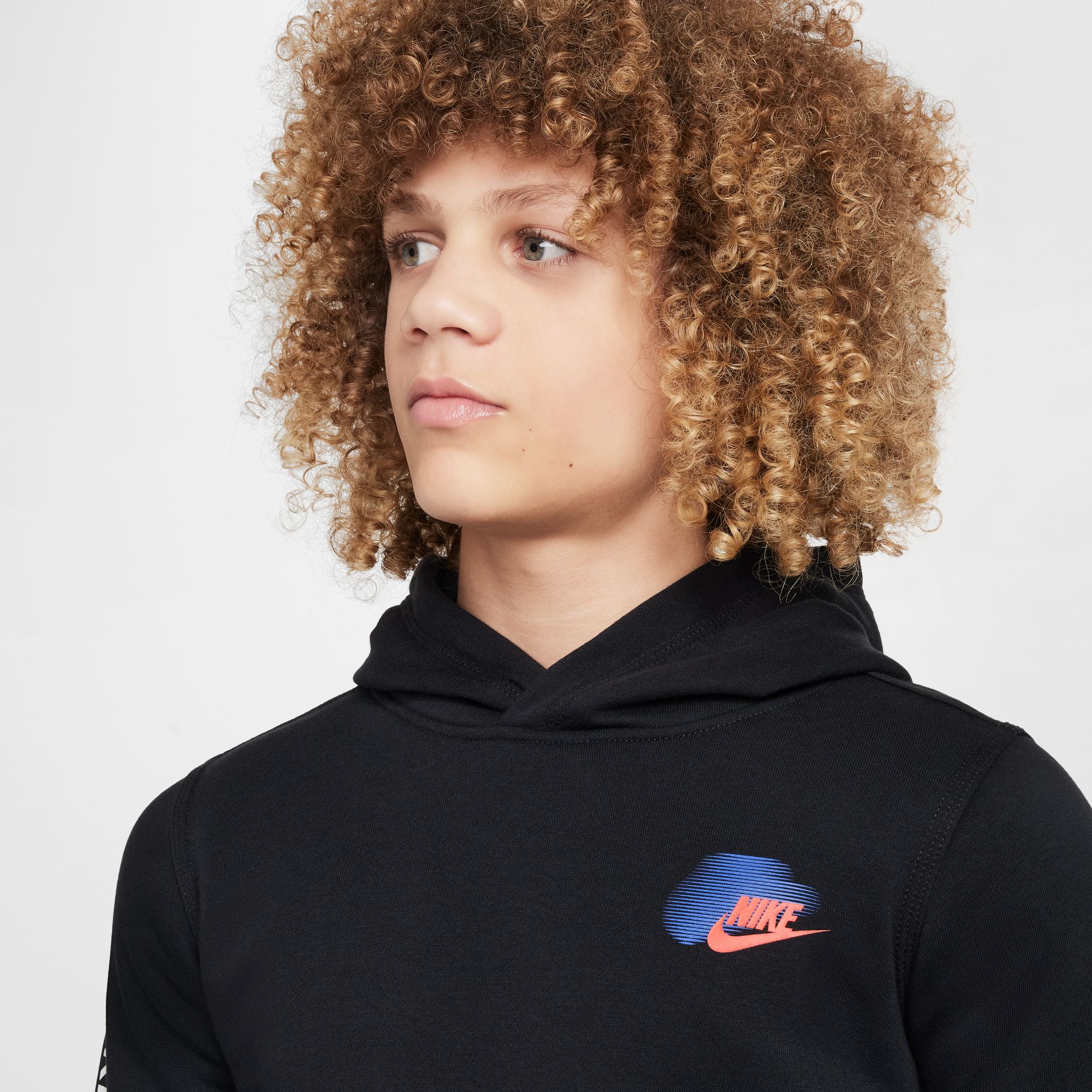 NIKE B NSW SI FLC PO HOODIE BB2 BLACK – Bild 3