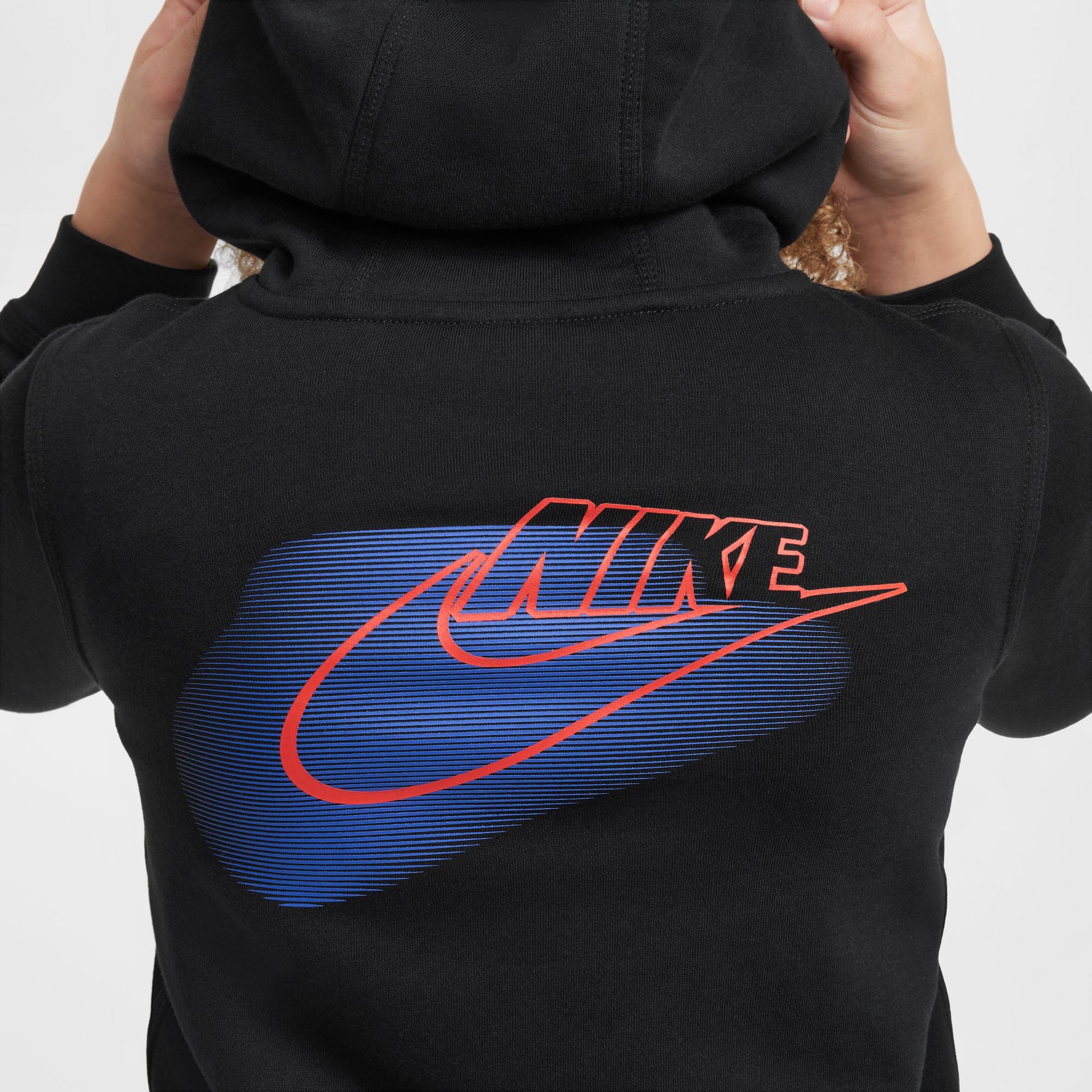 NIKE B NSW SI FLC PO HOODIE BB2 BLACK – Bild 7