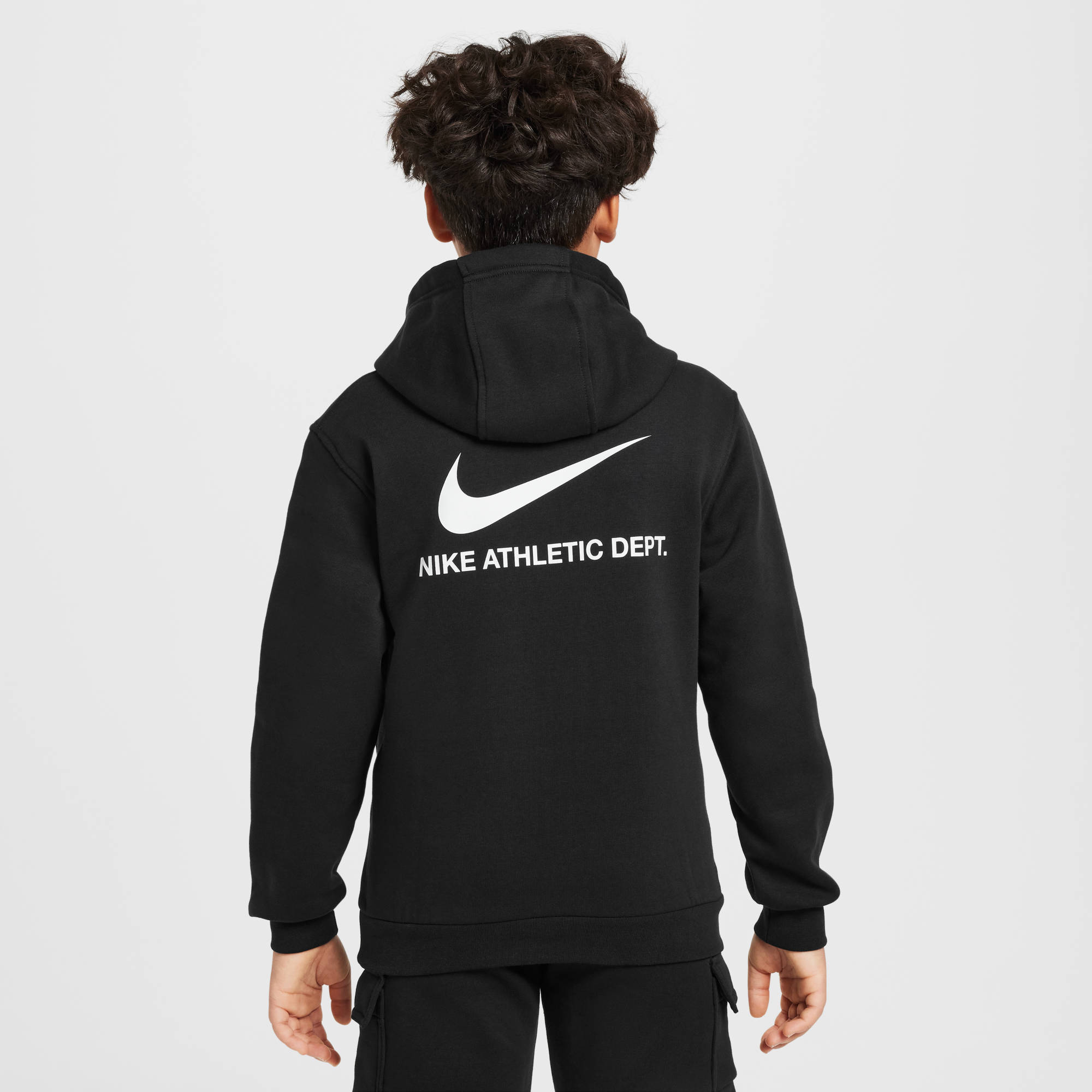 NIKE B NSW SI FLC PO HOODIE BB BLACK – Bild 2
