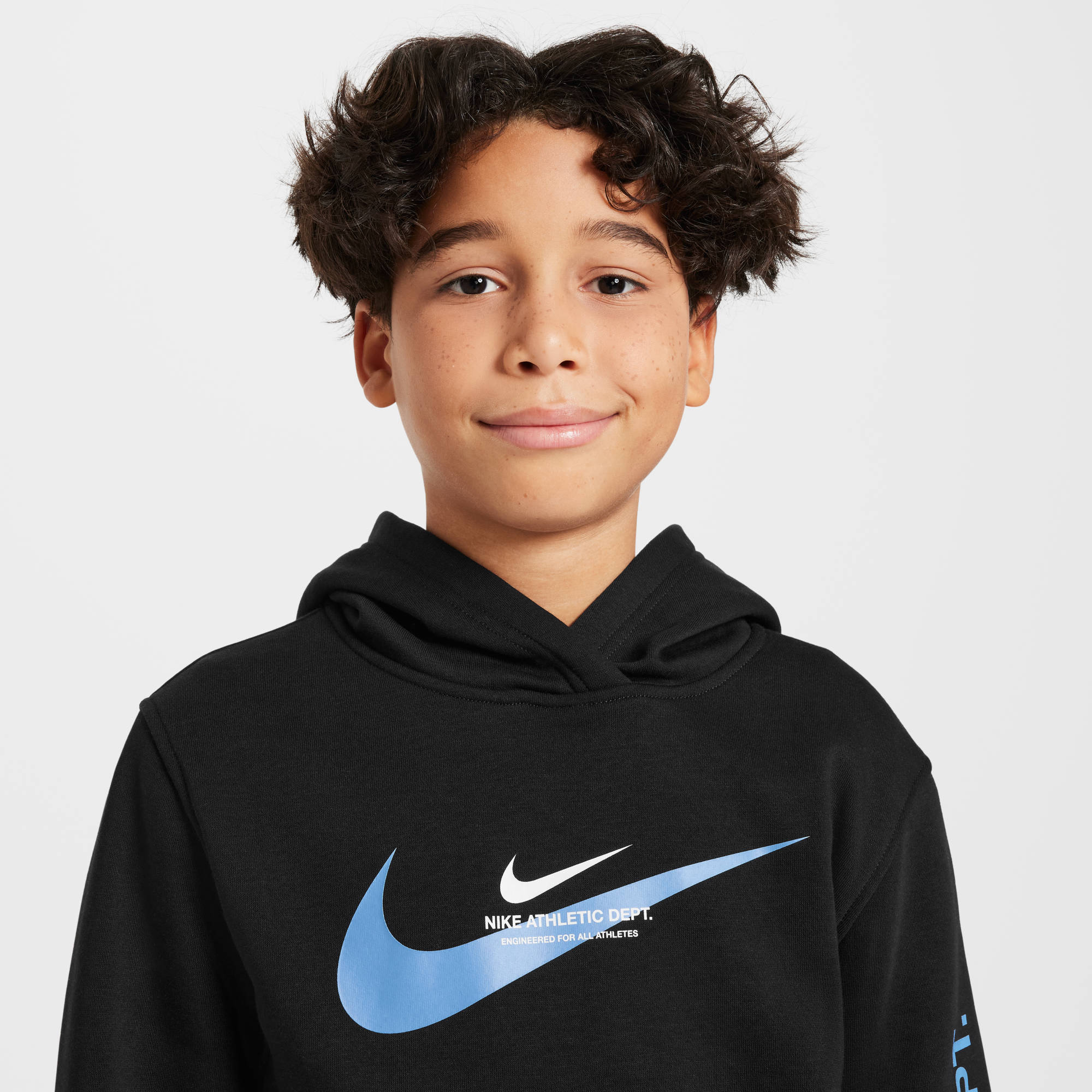 NIKE B NSW SI FLC PO HOODIE BB BLACK – Bild 3