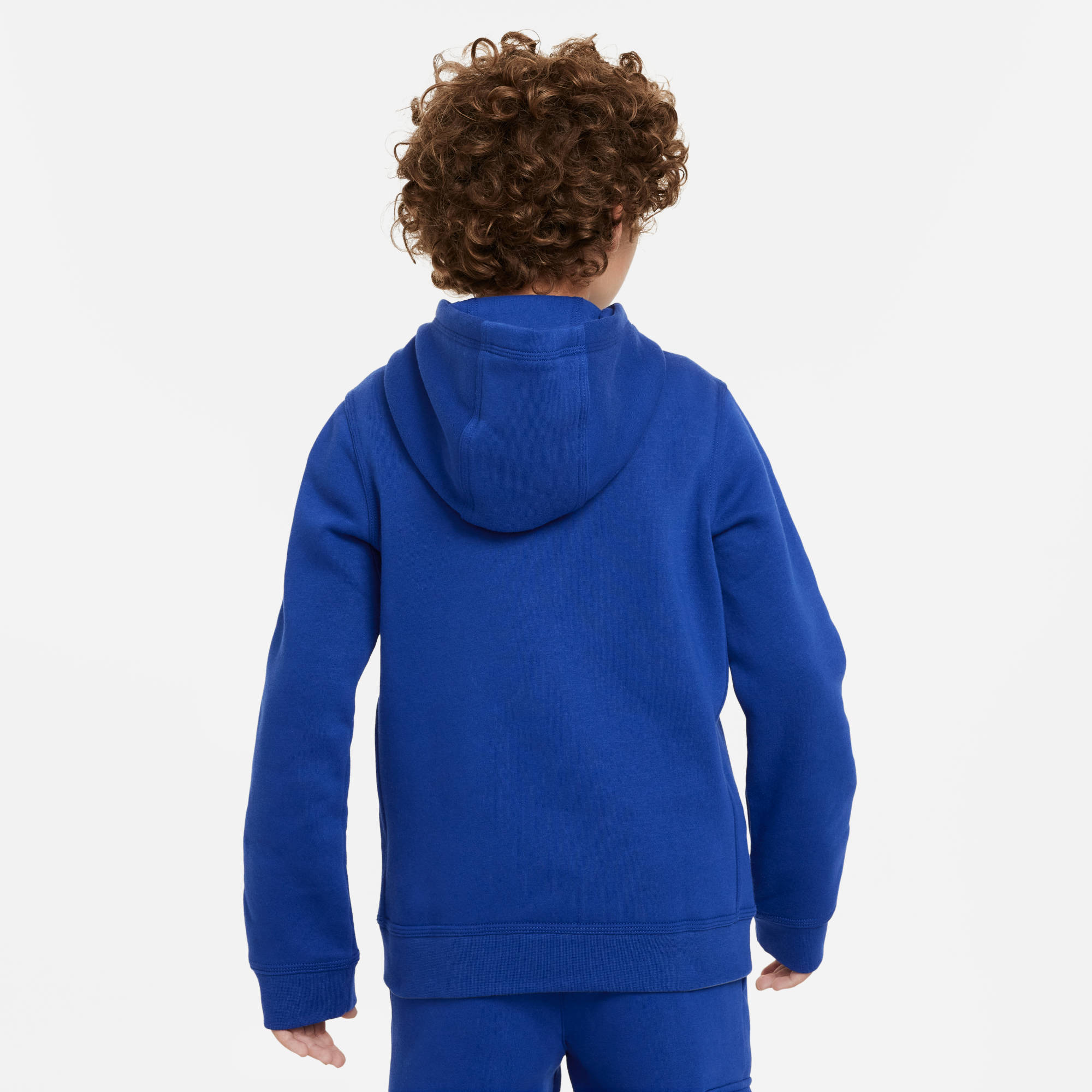 NIKE B NSW SI FLC PO HOODY BB DEEP ROYAL BLUE – Bild 2
