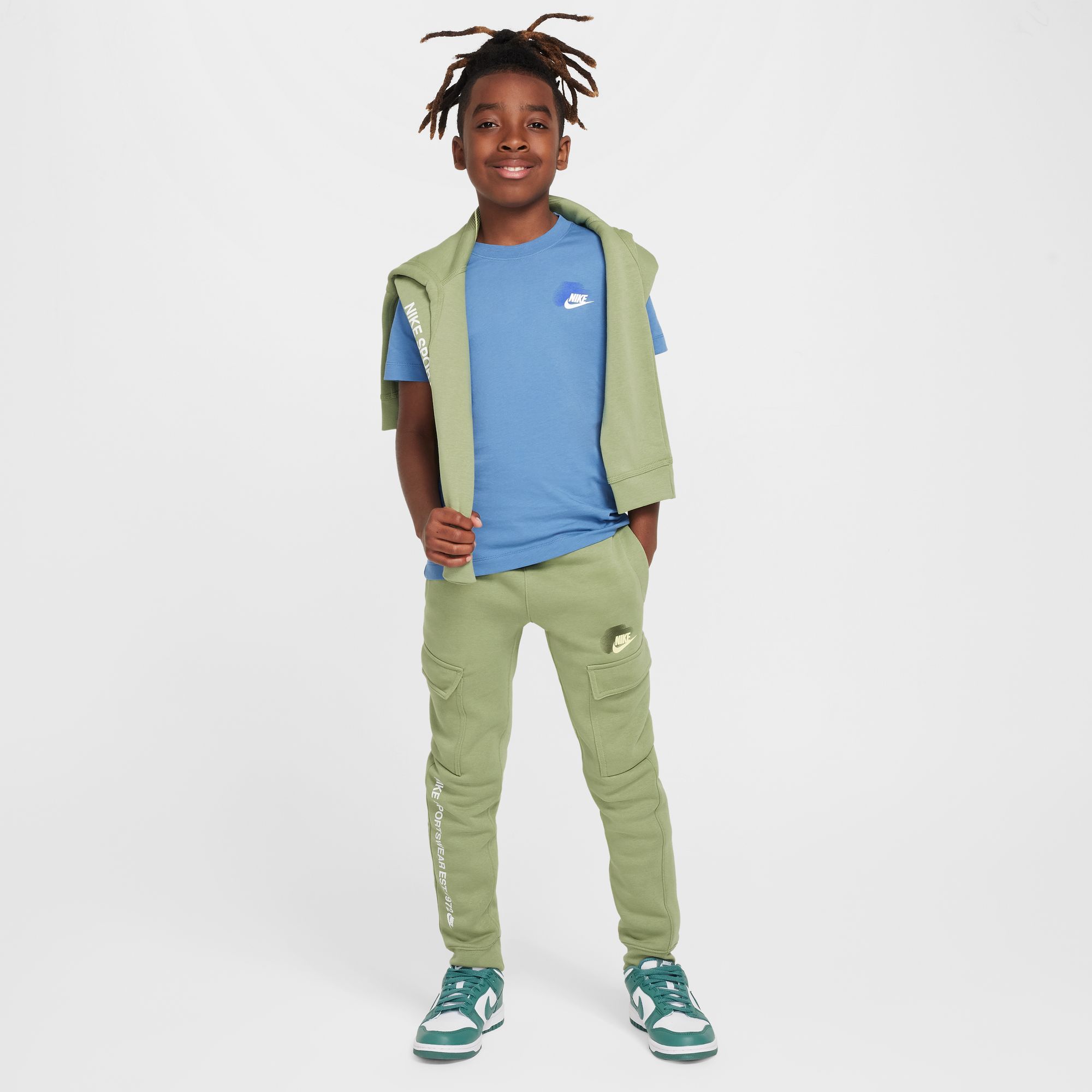 NIKE B NSW SI GRAPHIC TEE AEGEAN STORM – Bild 5