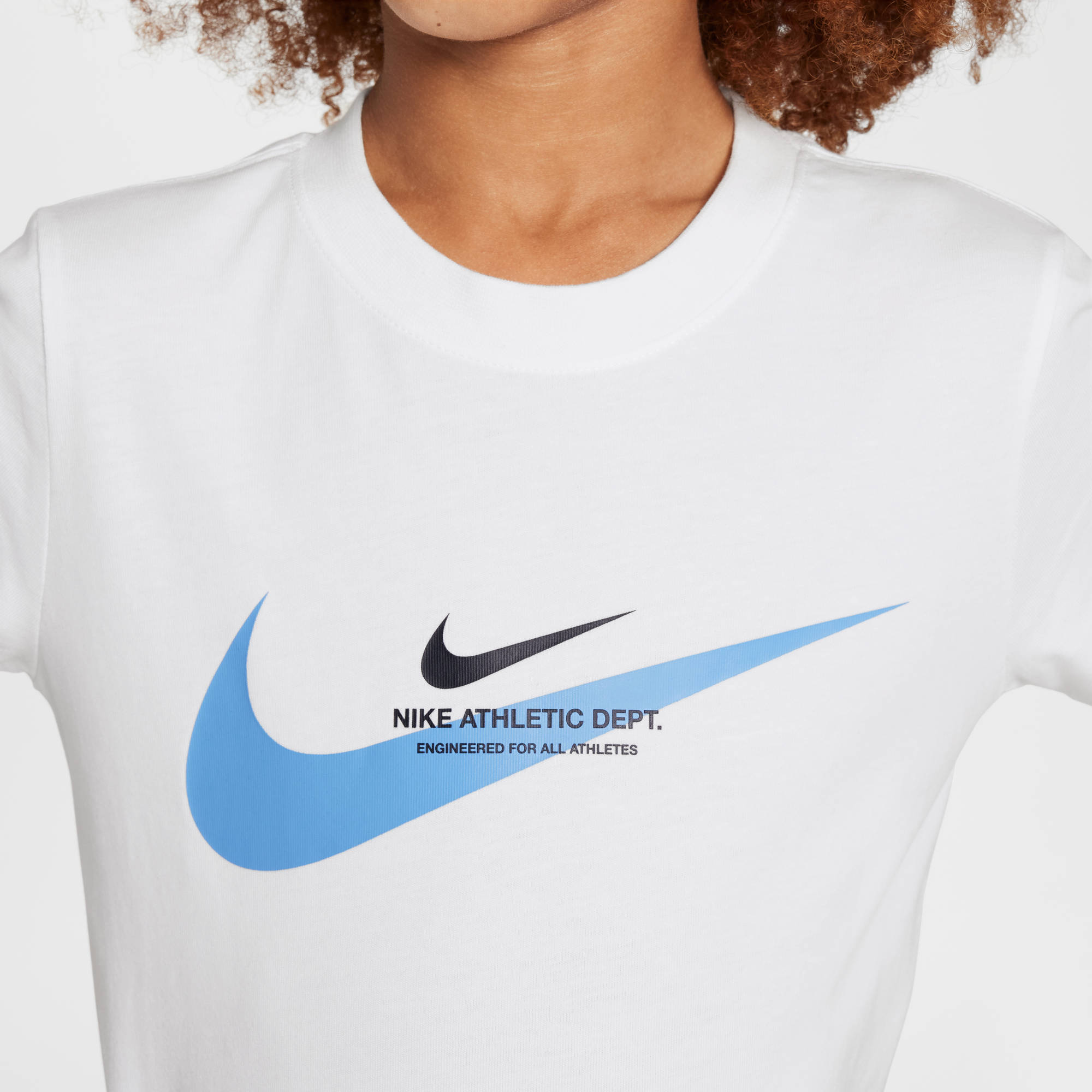 NIKE B NSW SI GRAPHIC TEE WHITE/BLUE BEYOND – Bild 10