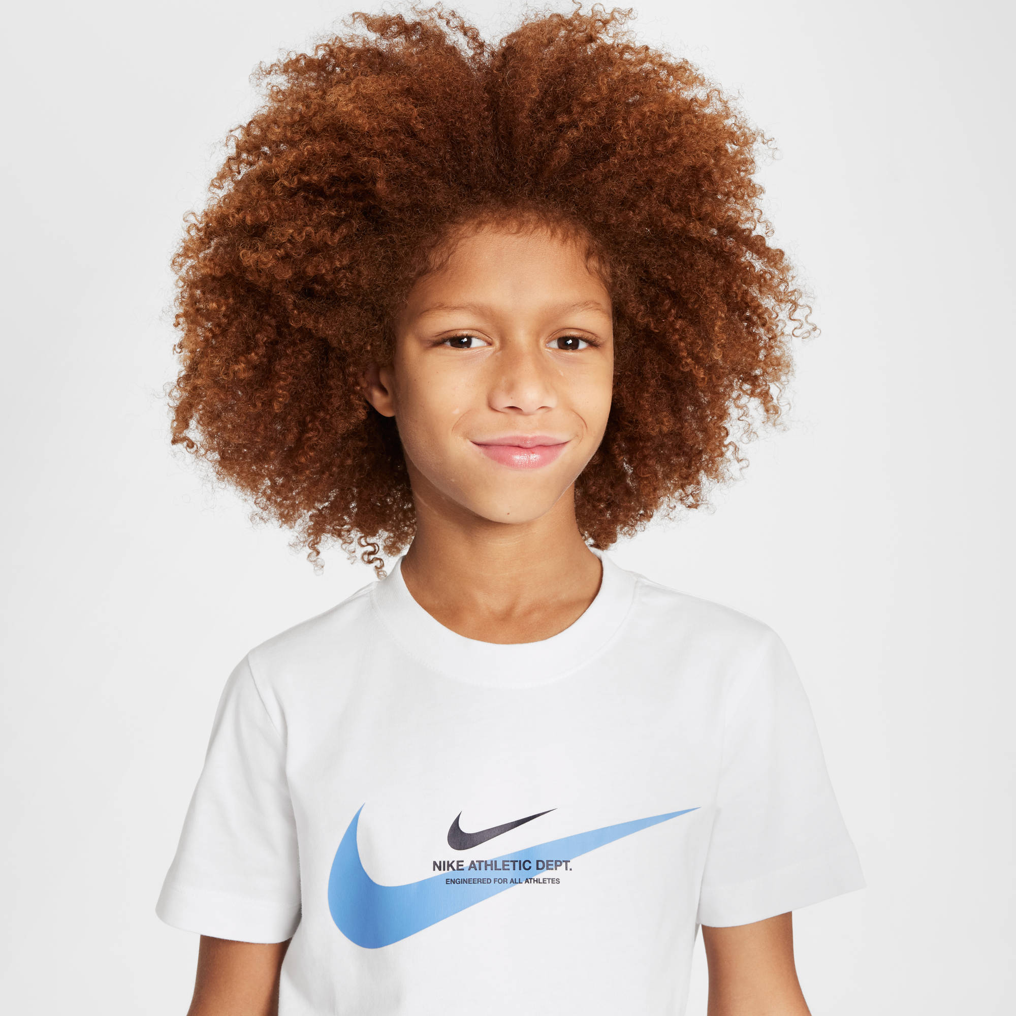 NIKE B NSW SI GRAPHIC TEE WHITE/BLUE BEYOND – Bild 7
