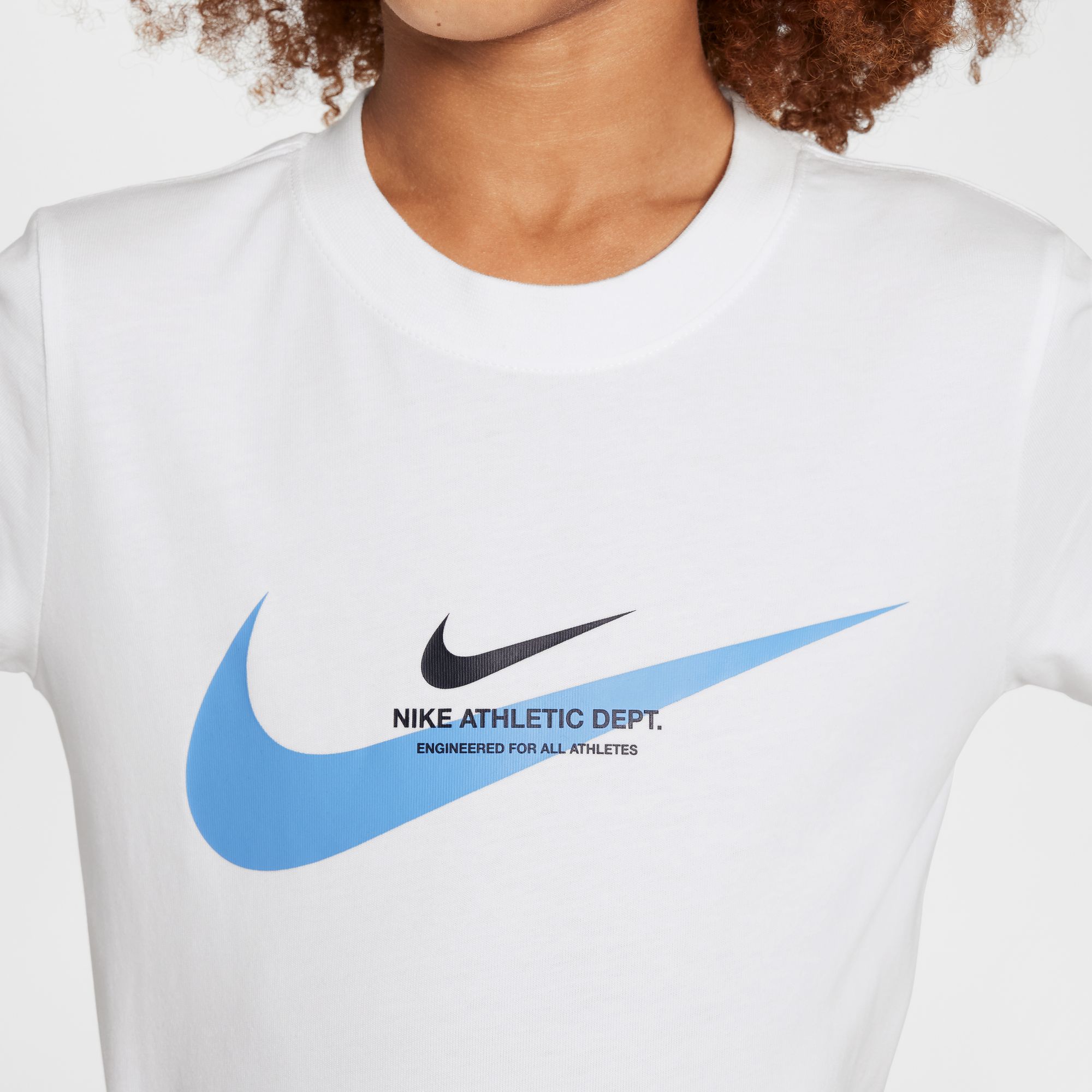 NIKE B NSW SI GRAPHIC TEE WHITE/BLUE BEYOND – Bild 9