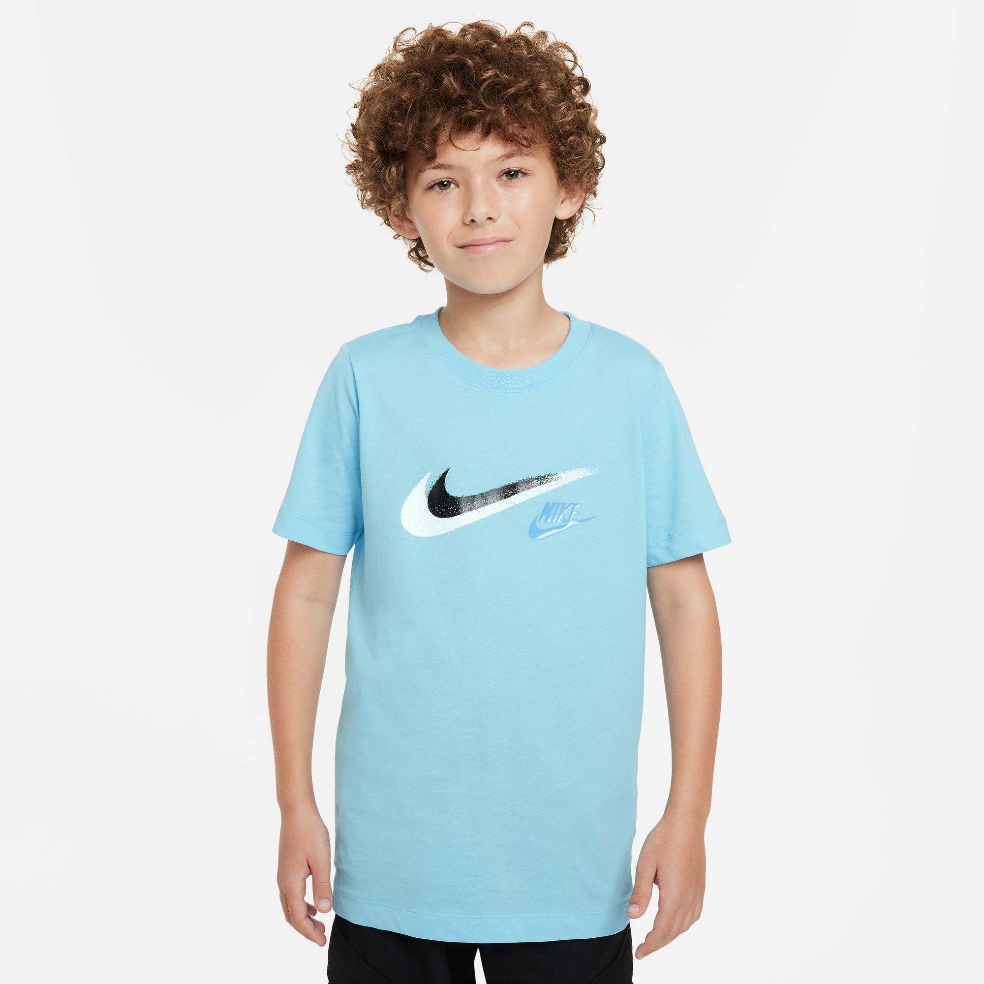 NIKE B NSW SI SS TEE AQUARIUS BLUE