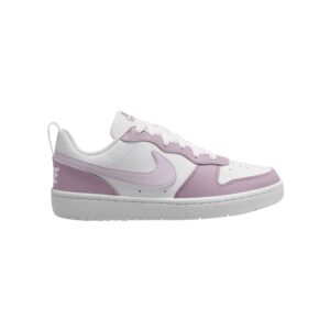 NIKE COURT BOROUGH LOW RECRAFT (GS) WHITE/VENICE-PLUM FOG-WHITE