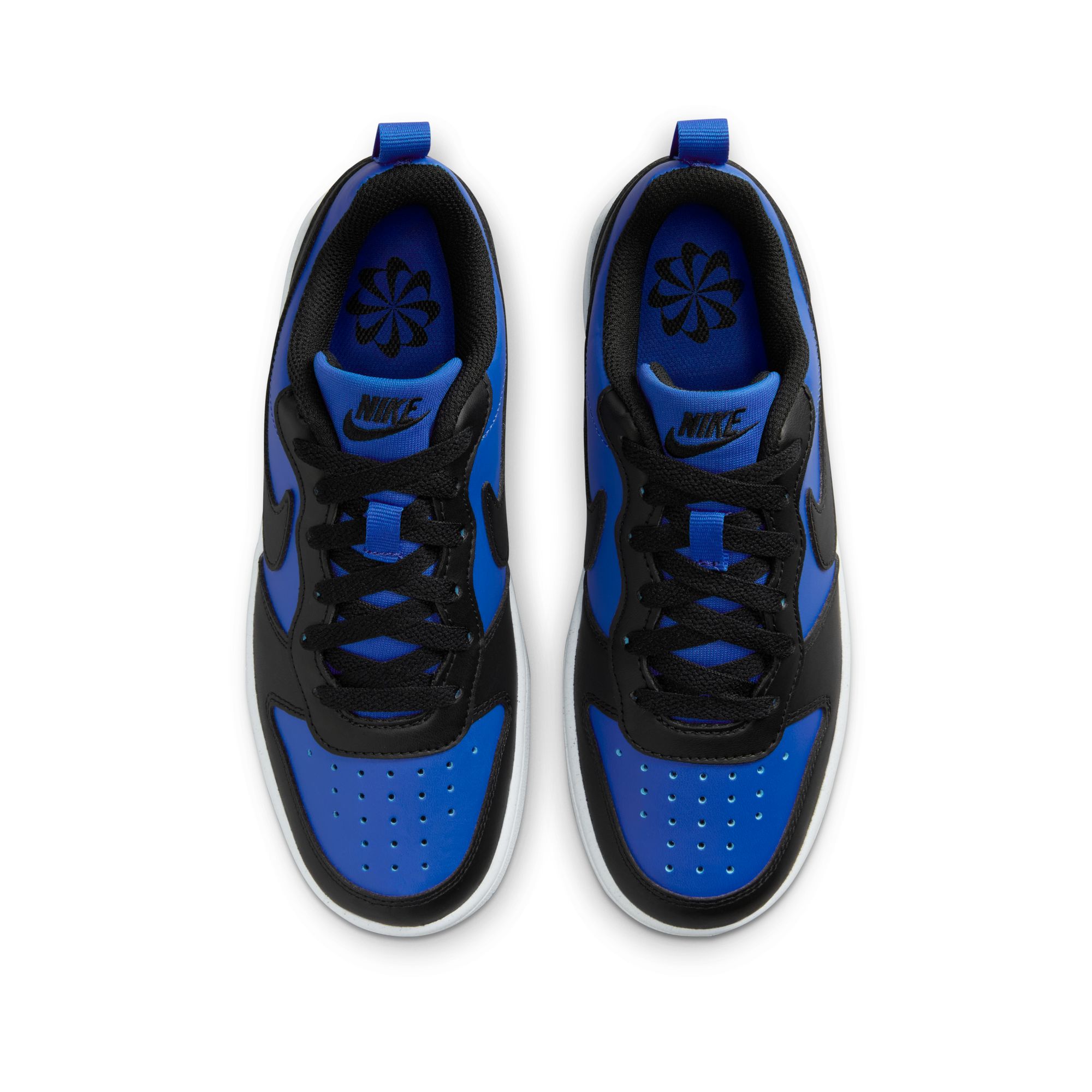 NIKE COURT BOROUGH LOW RECRAFT GS GAME ROYAL/BLACK-WHITE – Bild 4