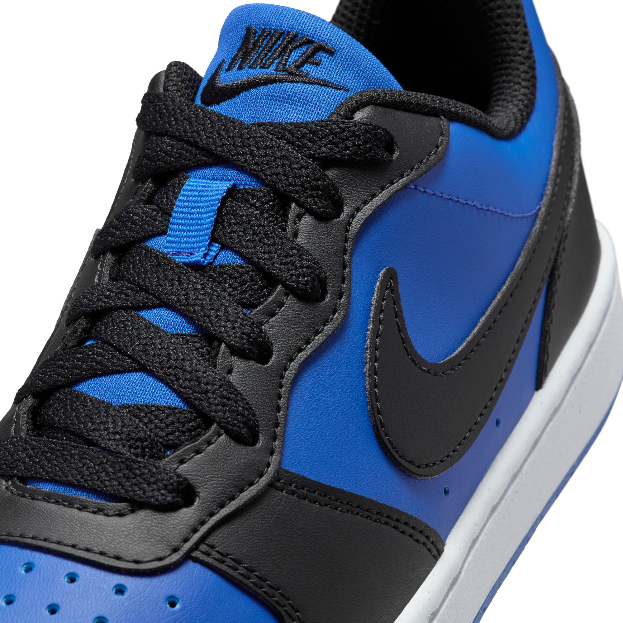 NIKE COURT BOROUGH LOW RECRAFT GS GAME ROYAL/BLACK-WHITE – Bild 7