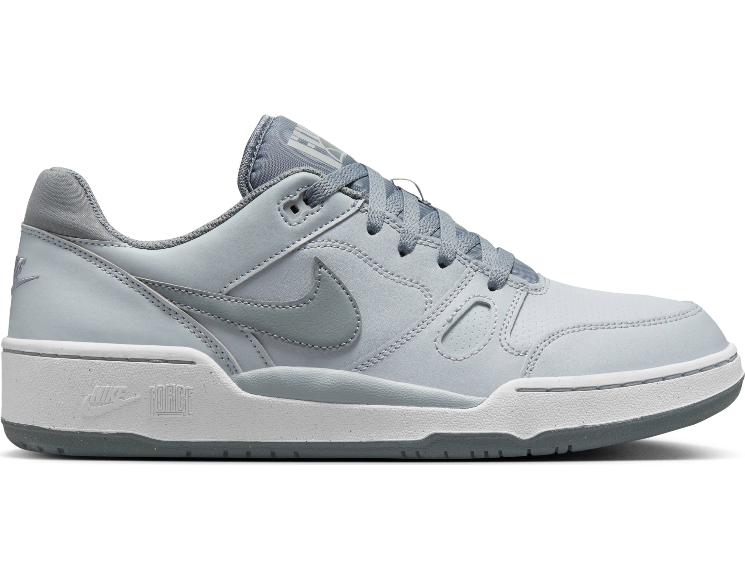 NIKE NIKE FULL FORCE LO WOLF GREY/COOL GREY-WHITE