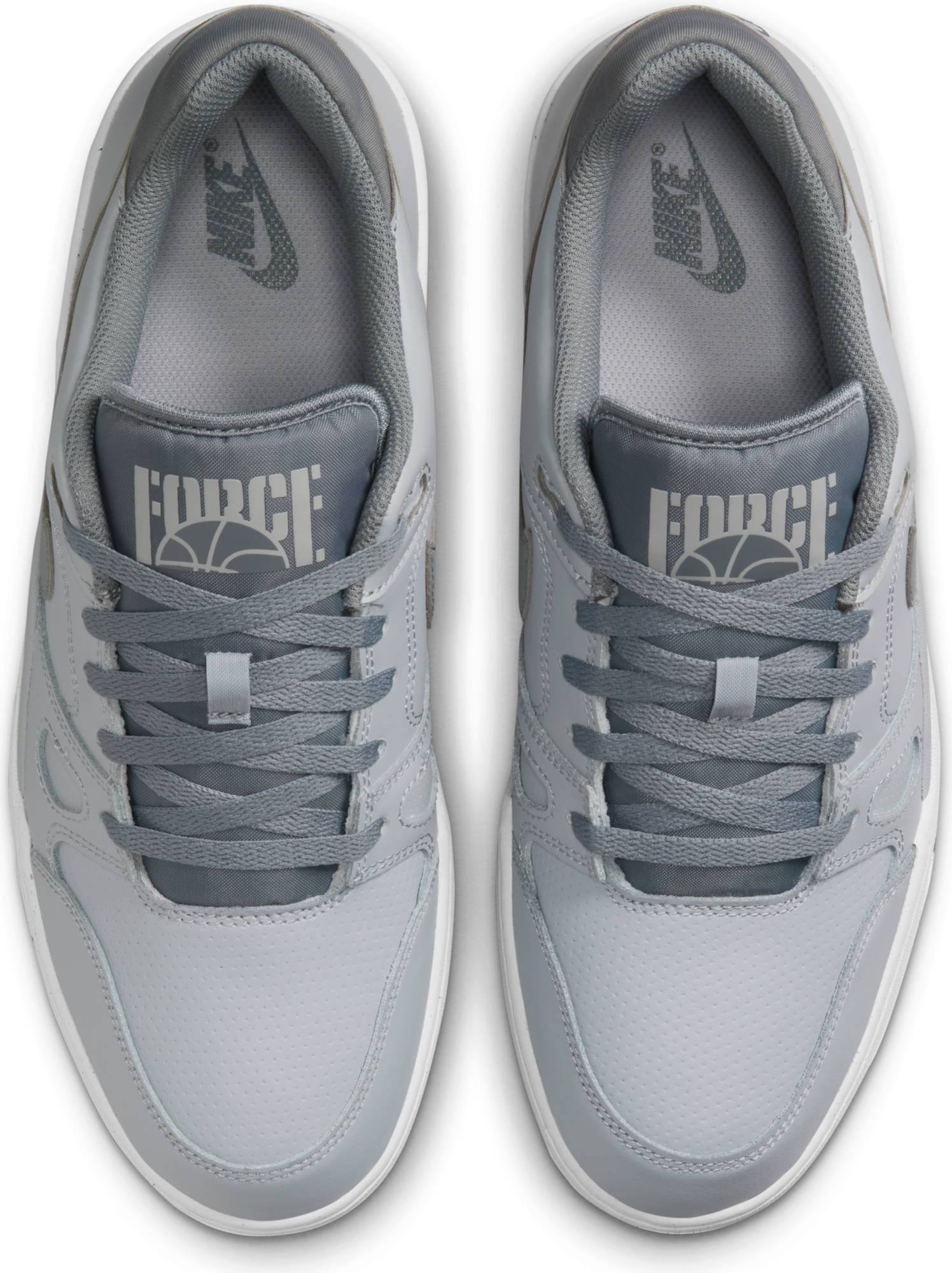 NIKE NIKE FULL FORCE LO WOLF GREY/COOL GREY-WHITE – Bild 3