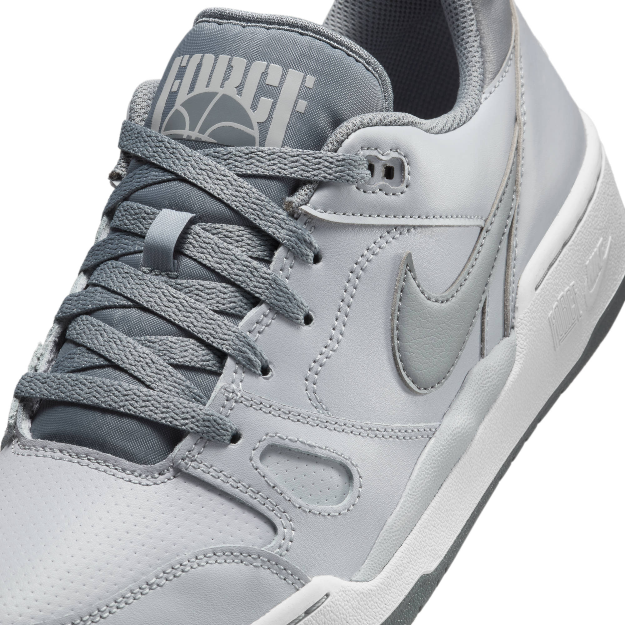 NIKE NIKE FULL FORCE LO WOLF GREY/COOL GREY-WHITE – Bild 8