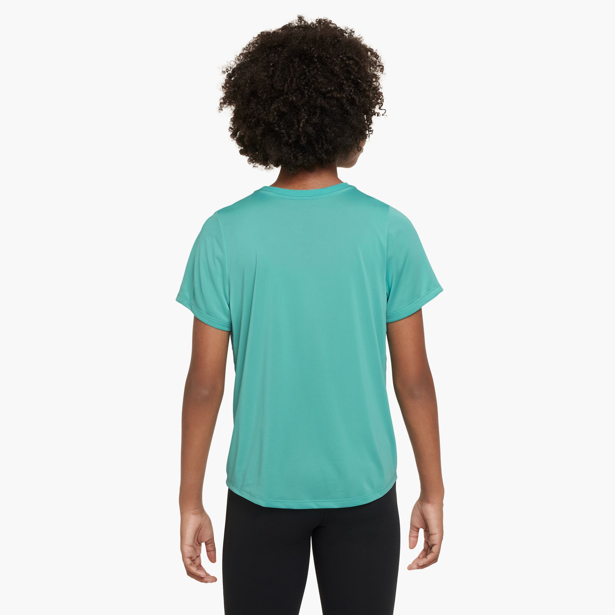 NIKE G NK DF ONE STD SS TOP HBR GREEN FROST/WHITE – Bild 2