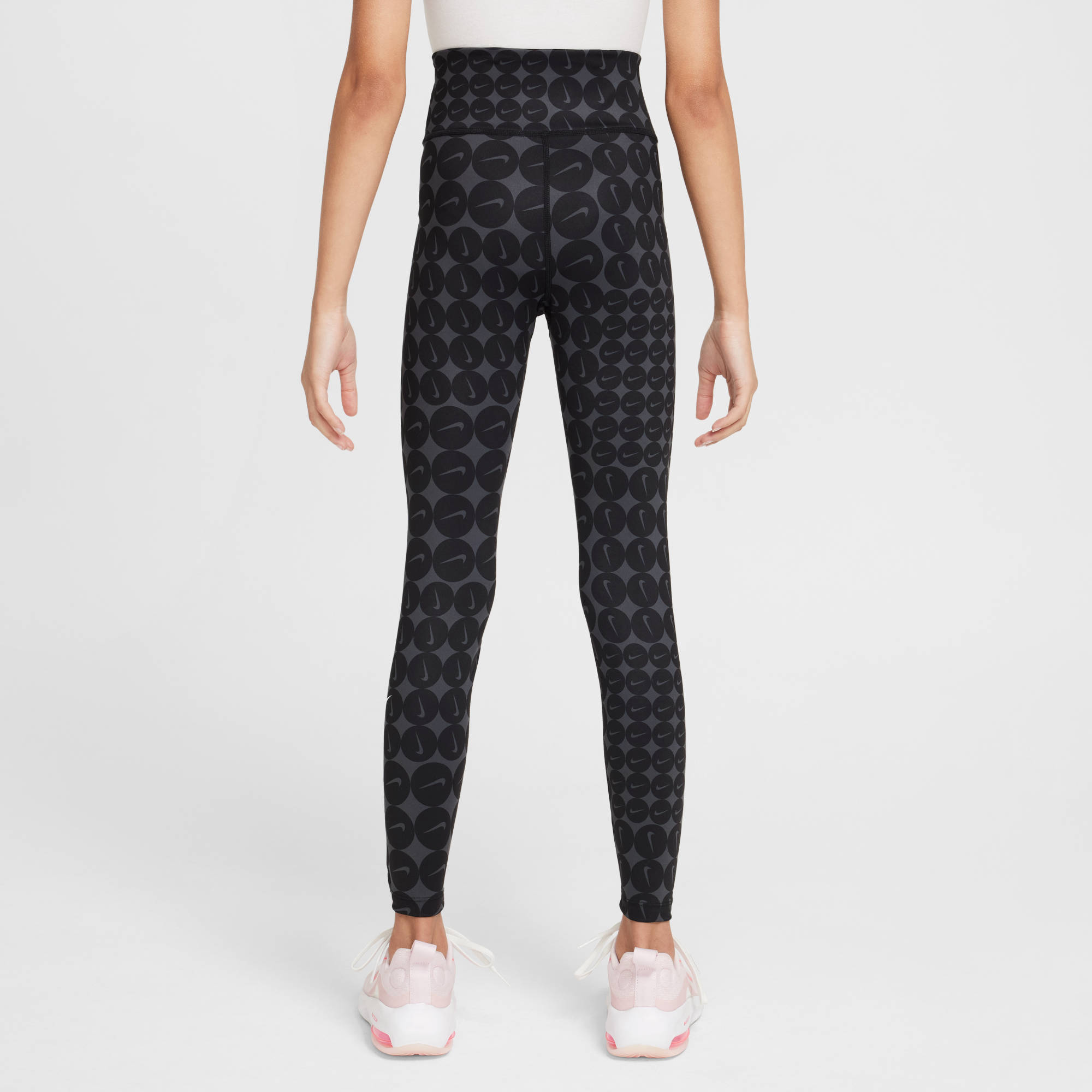 NIKE G NK DF ONE TGHT AOP BLACK/WHITE – Bild 2