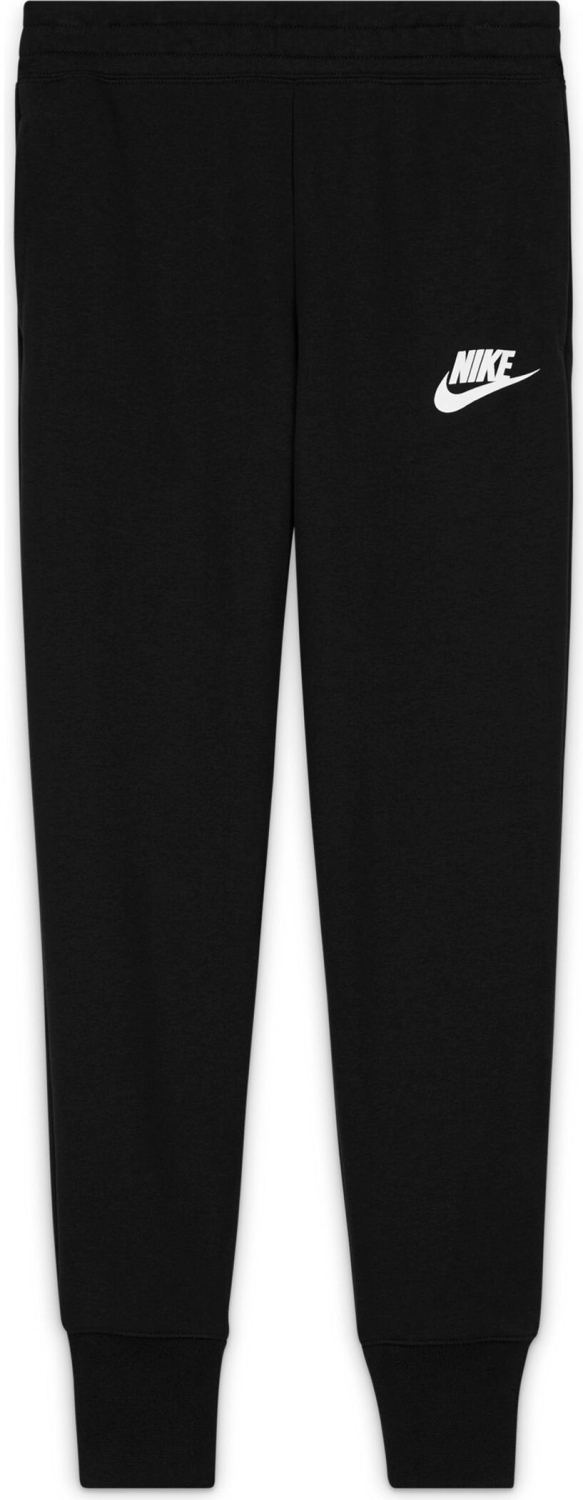 NIKE G NSW CLUB FT HW FTTD PANT BLACK/WHITE