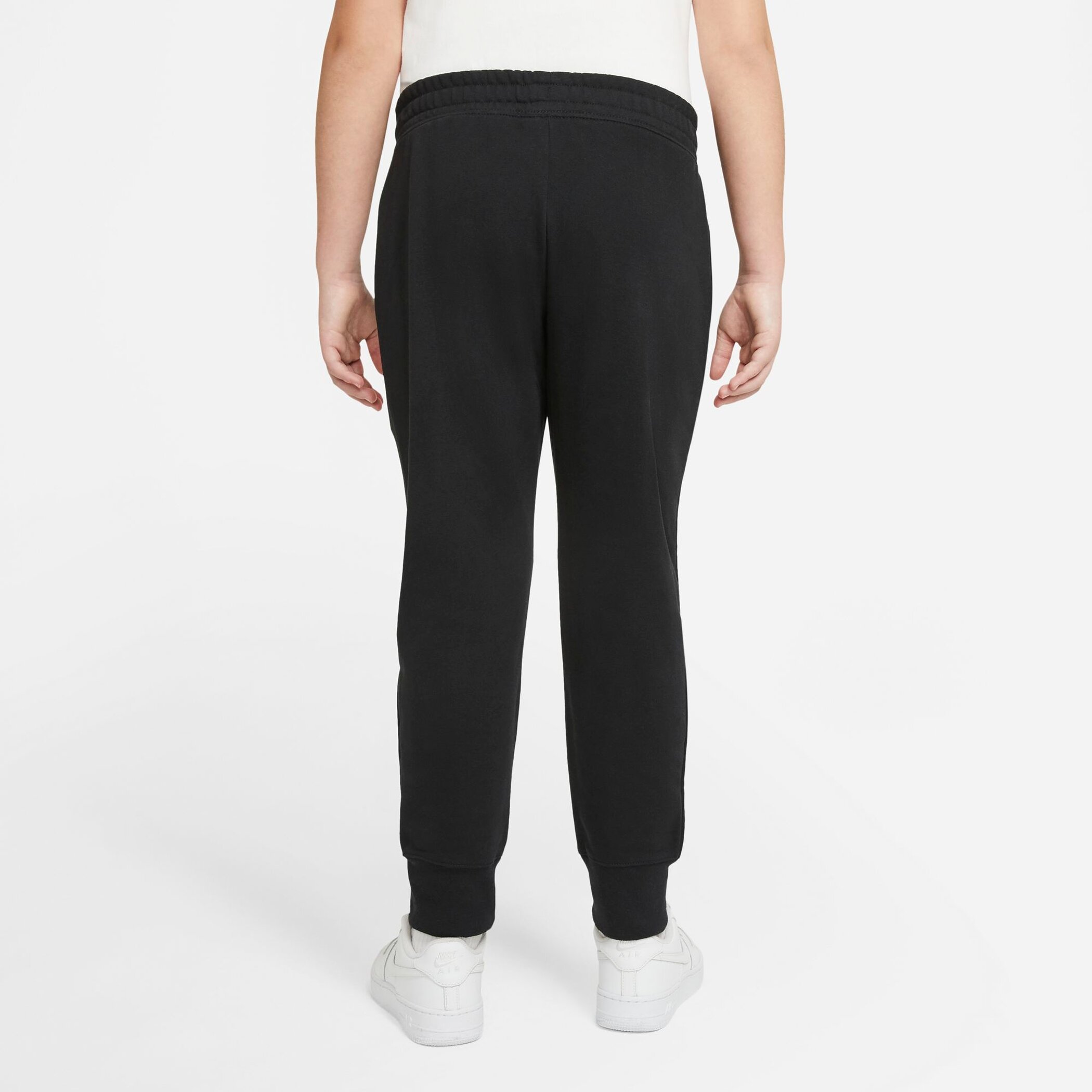 NIKE G NSW CLUB FT HW FTTD PANT BLACK/WHITE – Bild 4