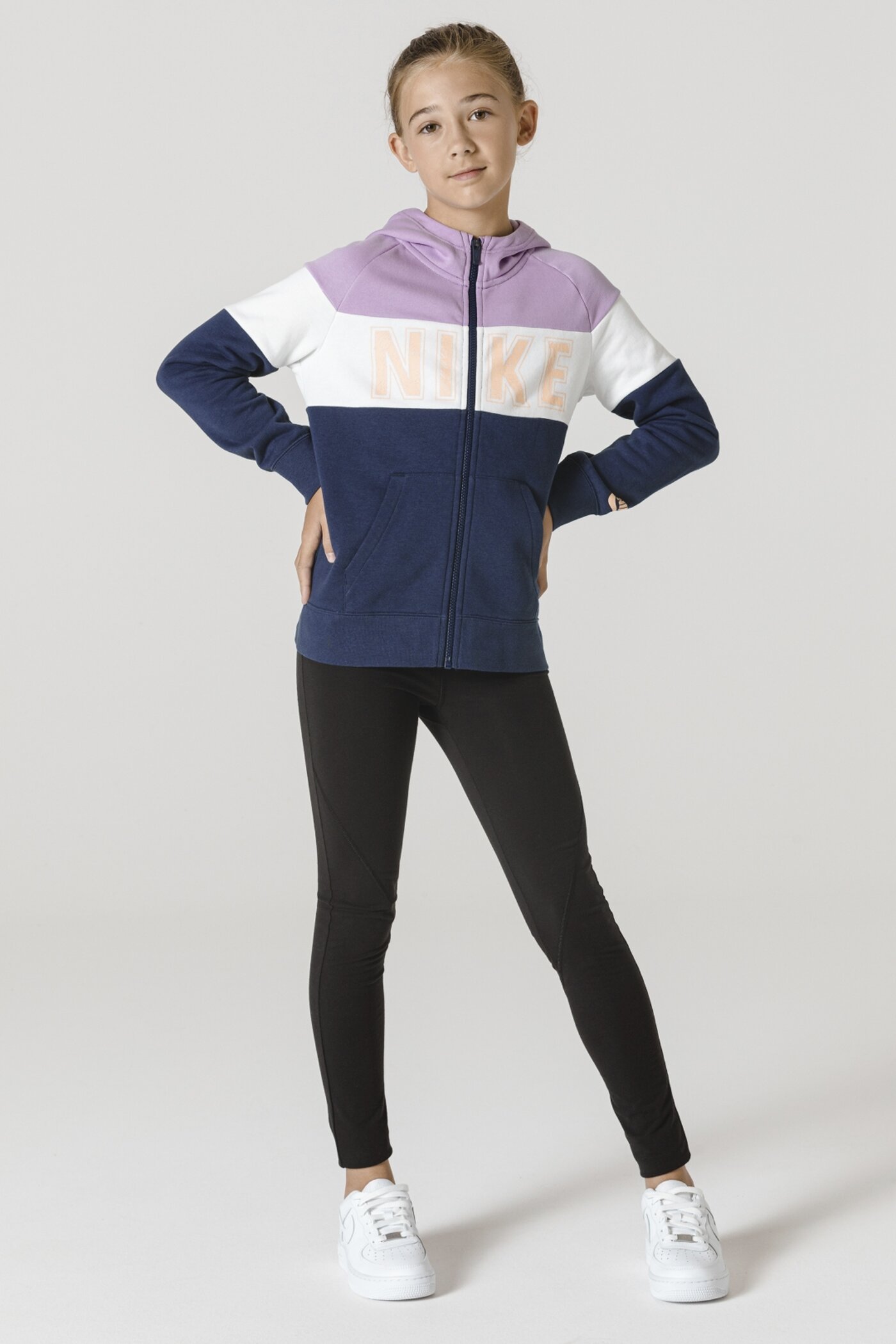 NIKE G NSW FAVORITES GX HW LEGGING BLACK/WHITE – Bild 5