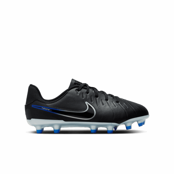 NIKE JR LEGEND 10 ACADEMY FG/MG BLACK/CHROME-HYPER ROYAL
