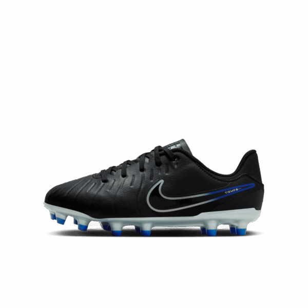 NIKE JR LEGEND 10 ACADEMY FG/MG BLACK/CHROME-HYPER ROYAL – Bild 7