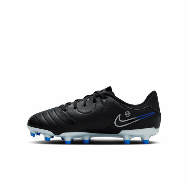 NIKE JR LEGEND 10 ACADEMY FG/MG BLACK/CHROME-HYPER ROYAL – Bild 8