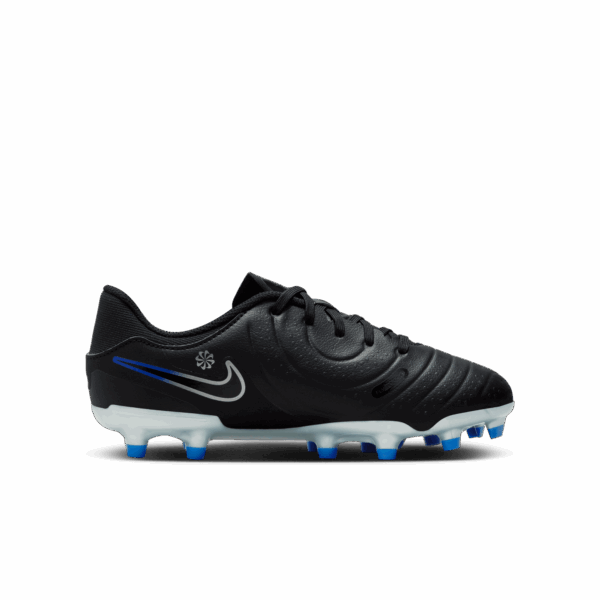 NIKE JR LEGEND 10 ACADEMY FG/MG BLACK/CHROME-HYPER ROYAL – Bild 9