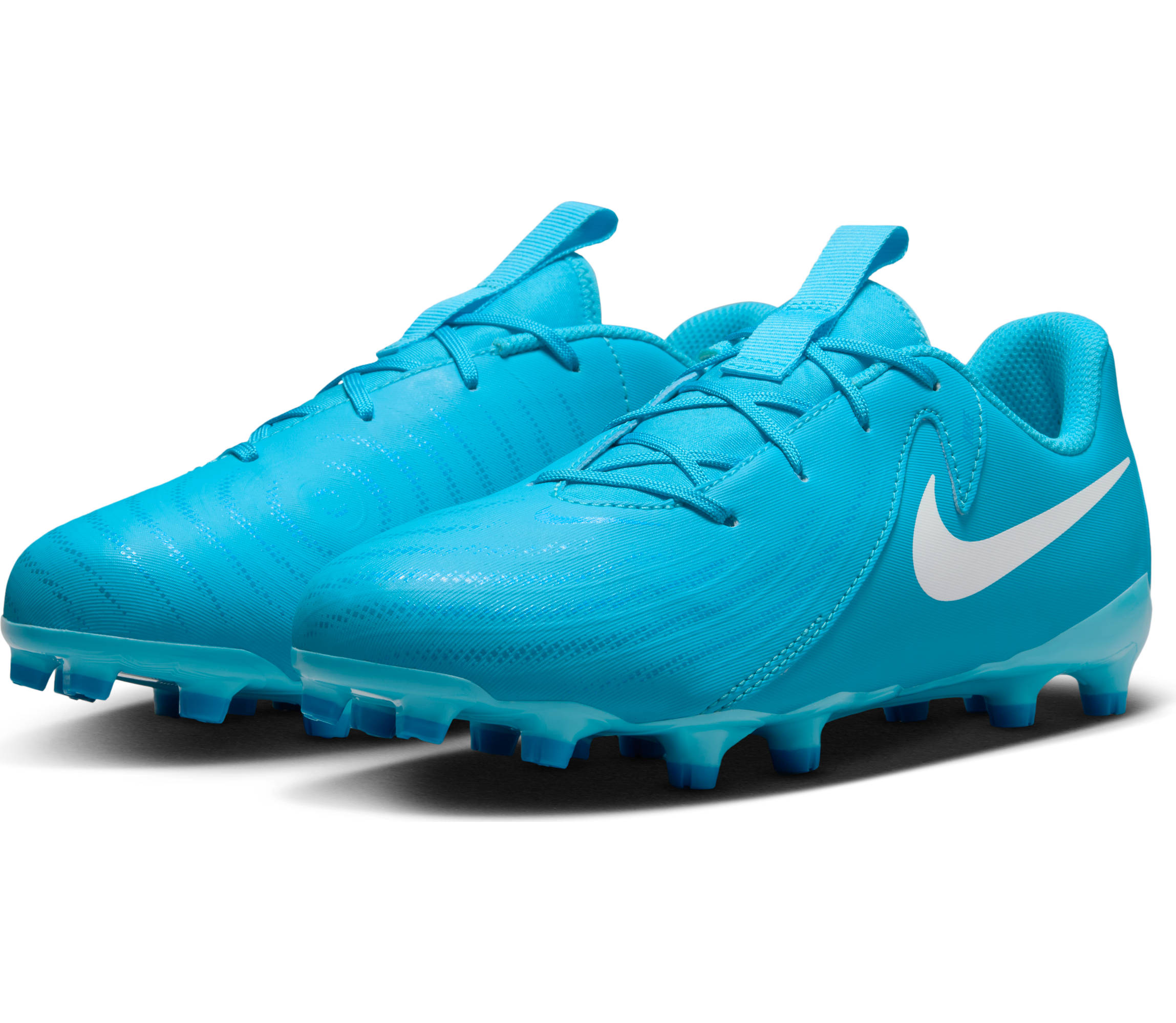 NIKE JR PHANTOM GX II ACADEMY FG/MG BLUE FURY/WHITE – Bild 2