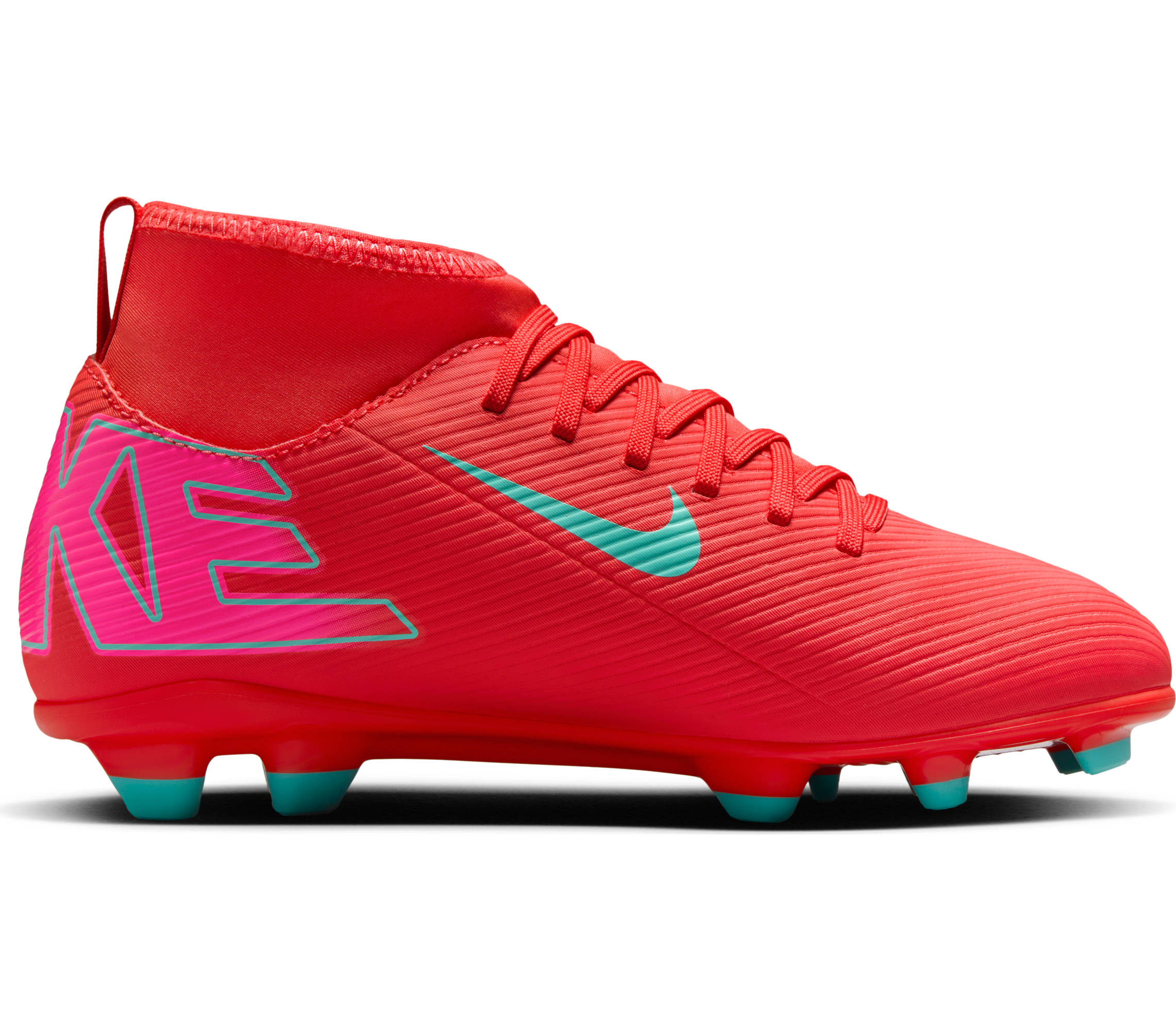NIKE JR SUPERFLY 10 CLUB FG/MG EMBER GLOW/AURORA GREEN – Bild 6