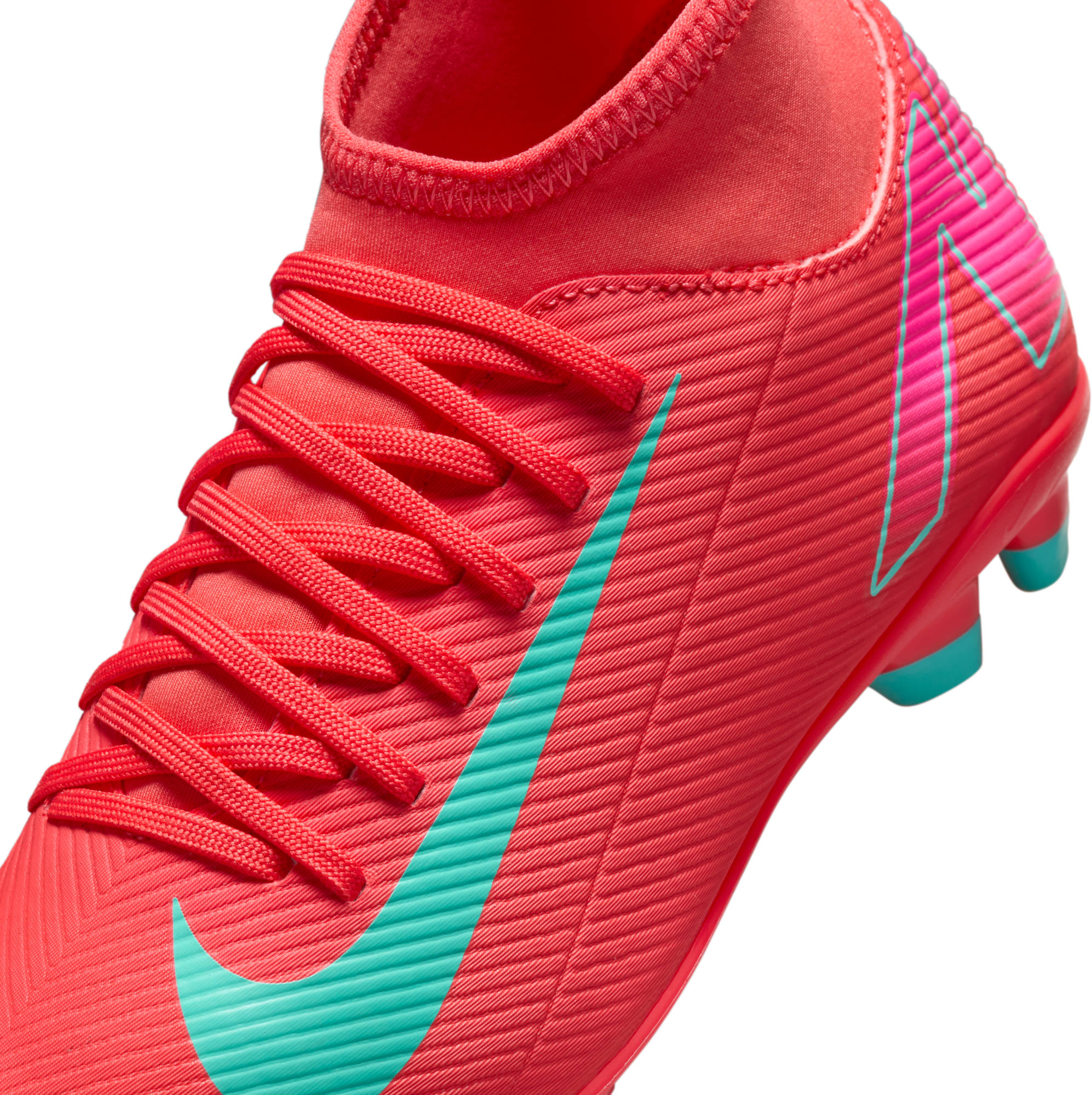 NIKE JR SUPERFLY 10 CLUB FG/MG EMBER GLOW/AURORA GREEN – Bild 8