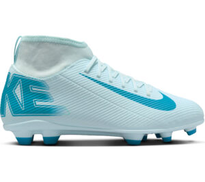 NIKE JR SUPERFLY 10 CLUB FG/MG GLACIER BLUE/BLACK