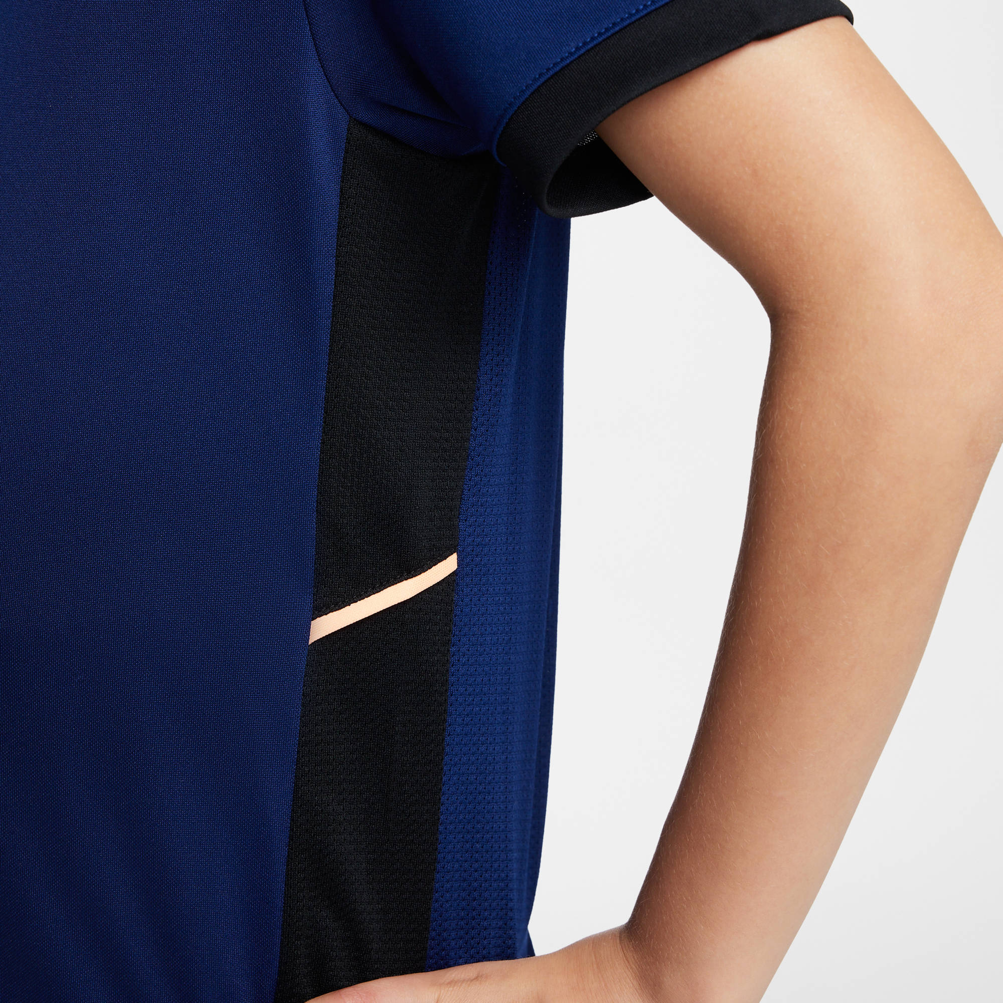 NIKE K NK DF ACD25 TOP SS -PD BLUE VOID/BLACK/ORANGE PULSE – Bild 5