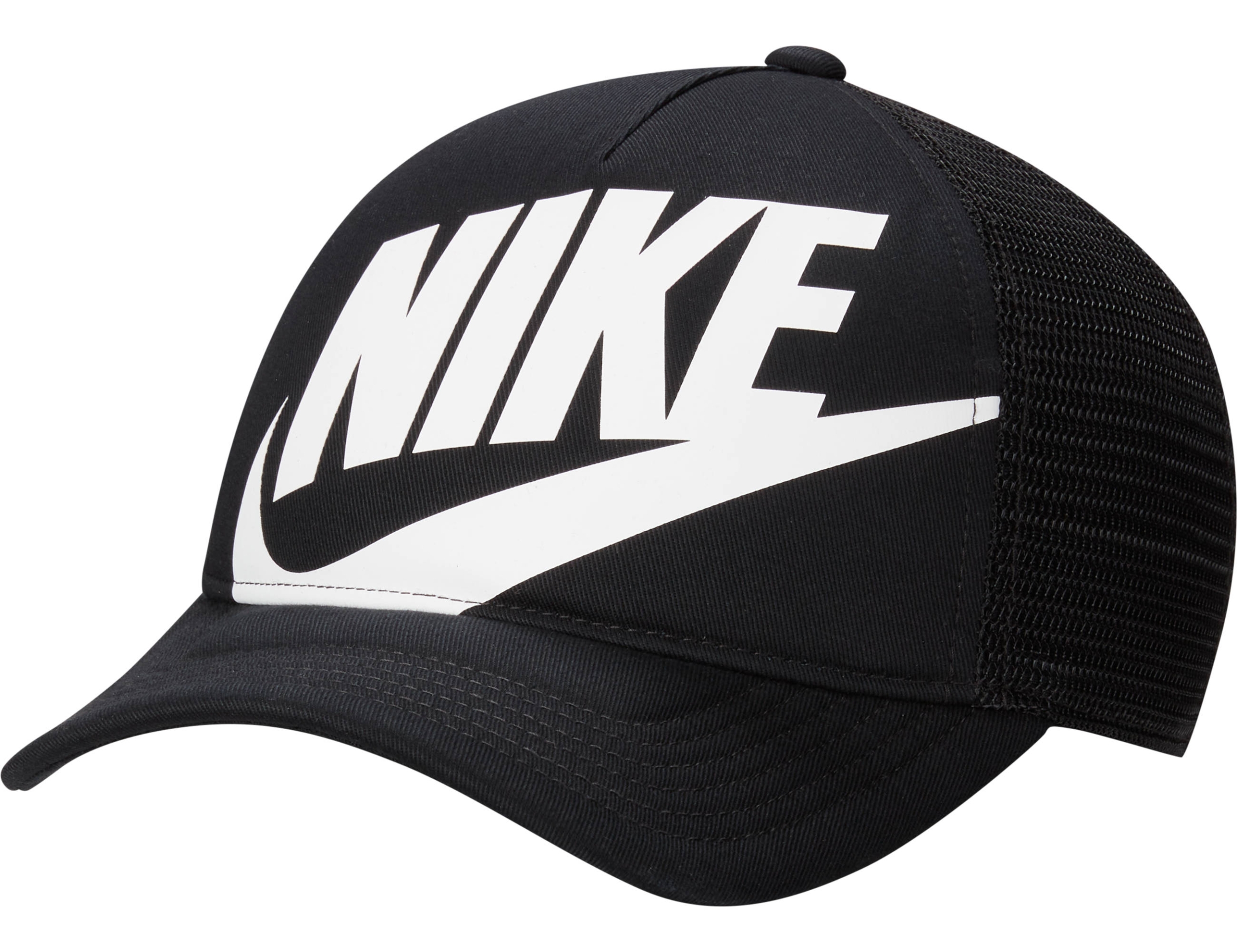 NIKE K NK RISE CAP S CB TRKR BLACK/WHITE