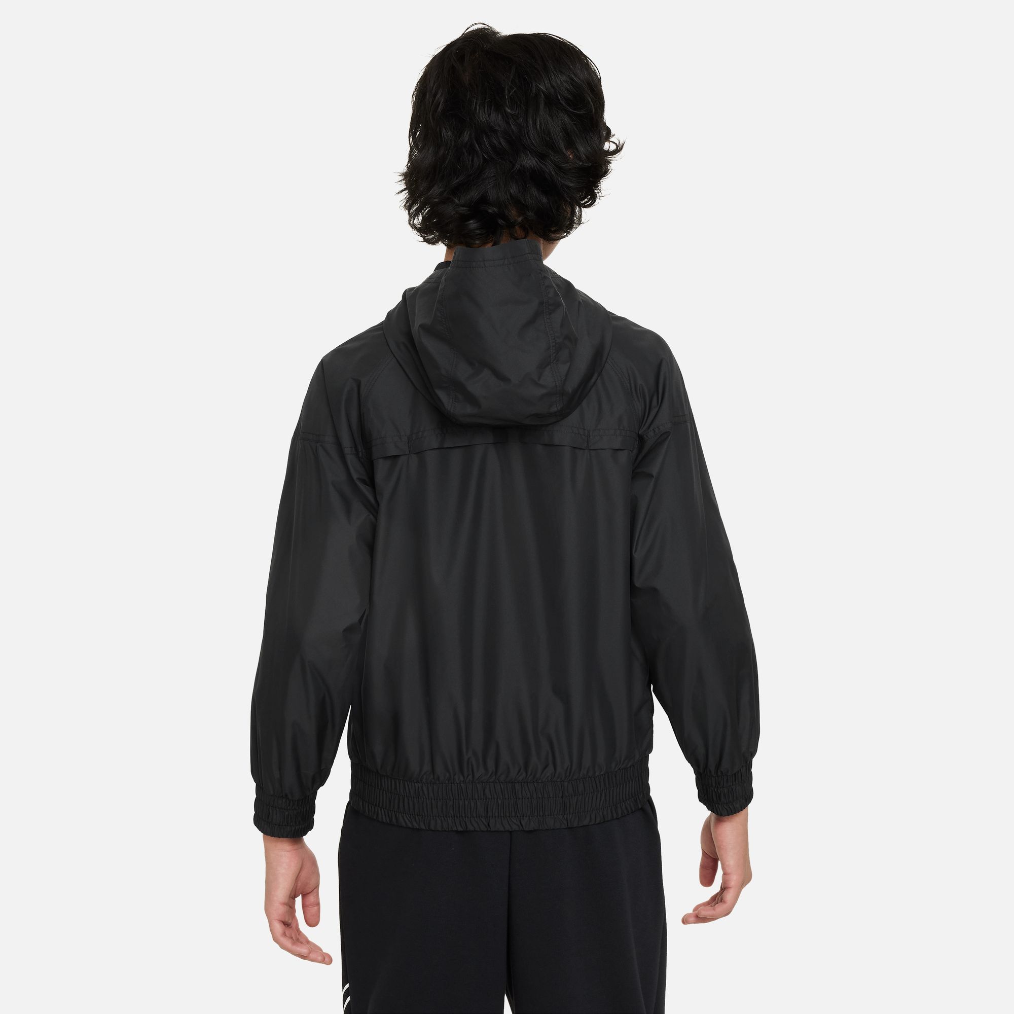 NIKE K NSW WR HD JKT BLACK/BLACK/BLACK/WHITE – Bild 2