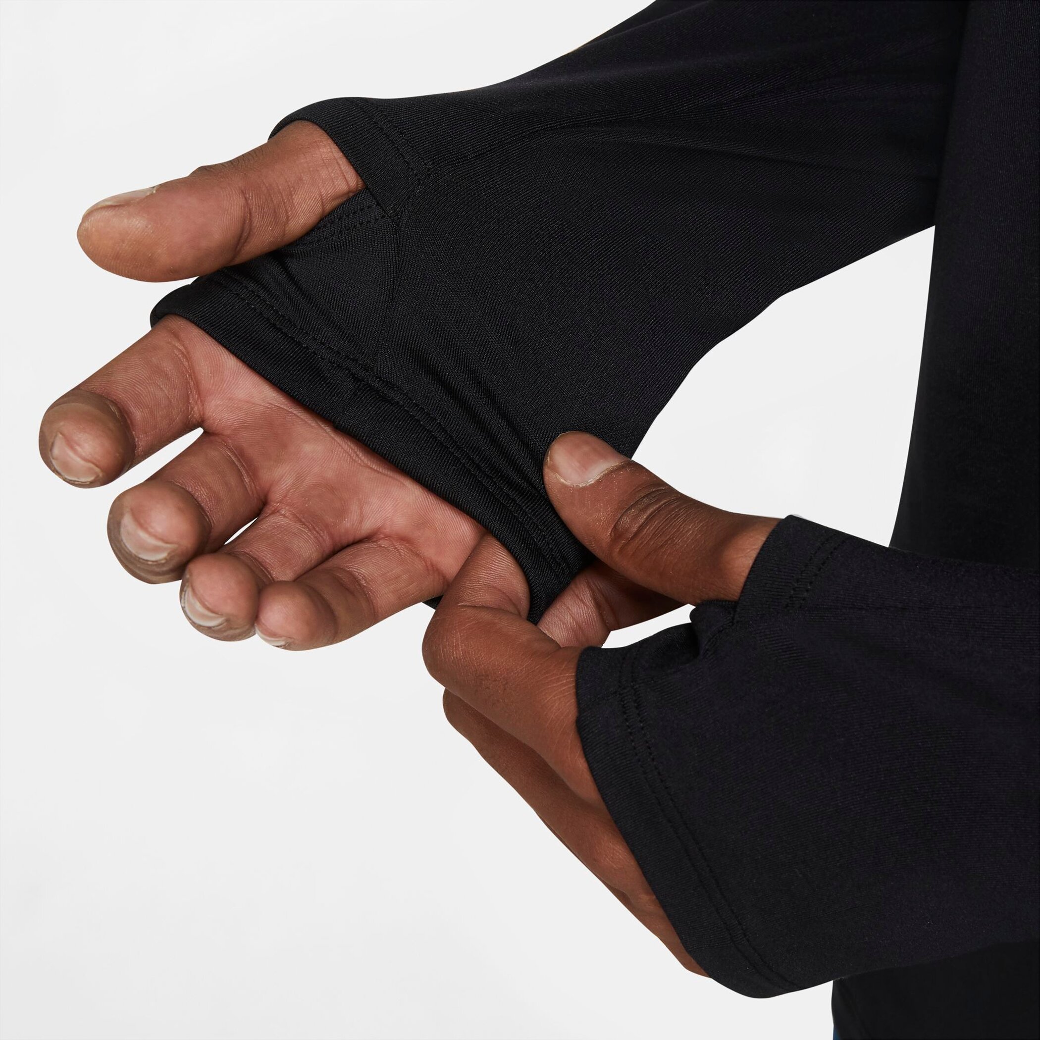 NIKE M NK DF ELMNT TOP HZ BLACK/REFLECTIVE SILV – Bild 3