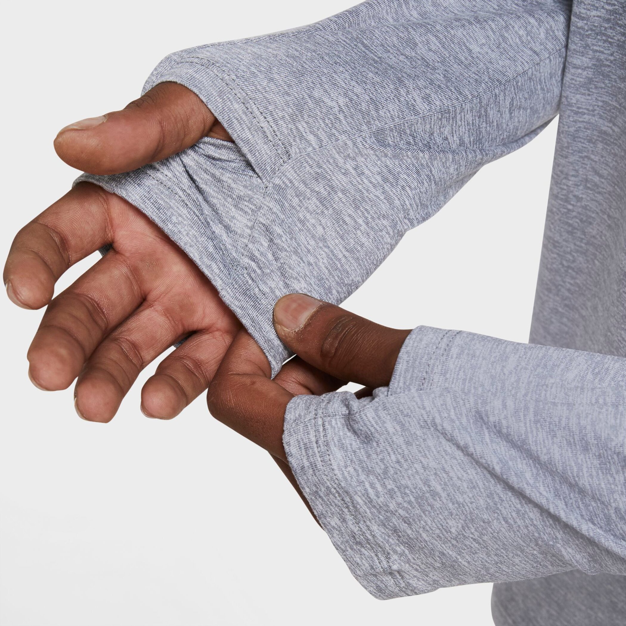 NIKE M NK DF ELMNT TOP HZ SMOKE GREY/GREY FOG/HTR/RE – Bild 3