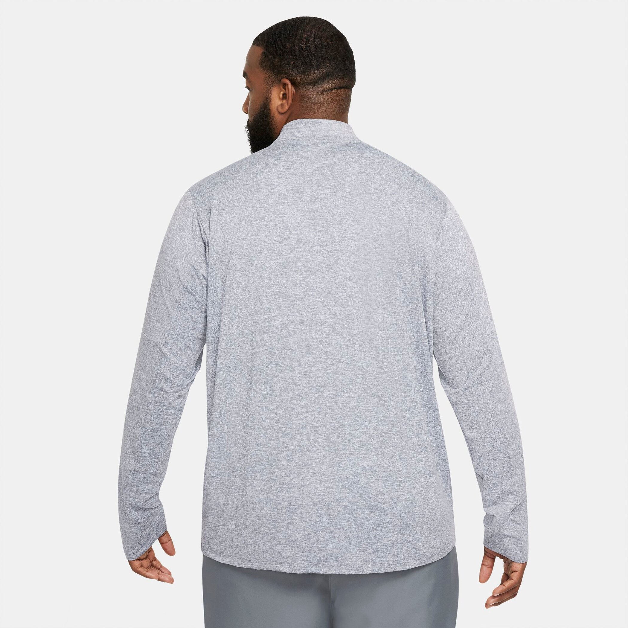 NIKE M NK DF ELMNT TOP HZ SMOKE GREY/GREY FOG/HTR/RE – Bild 5