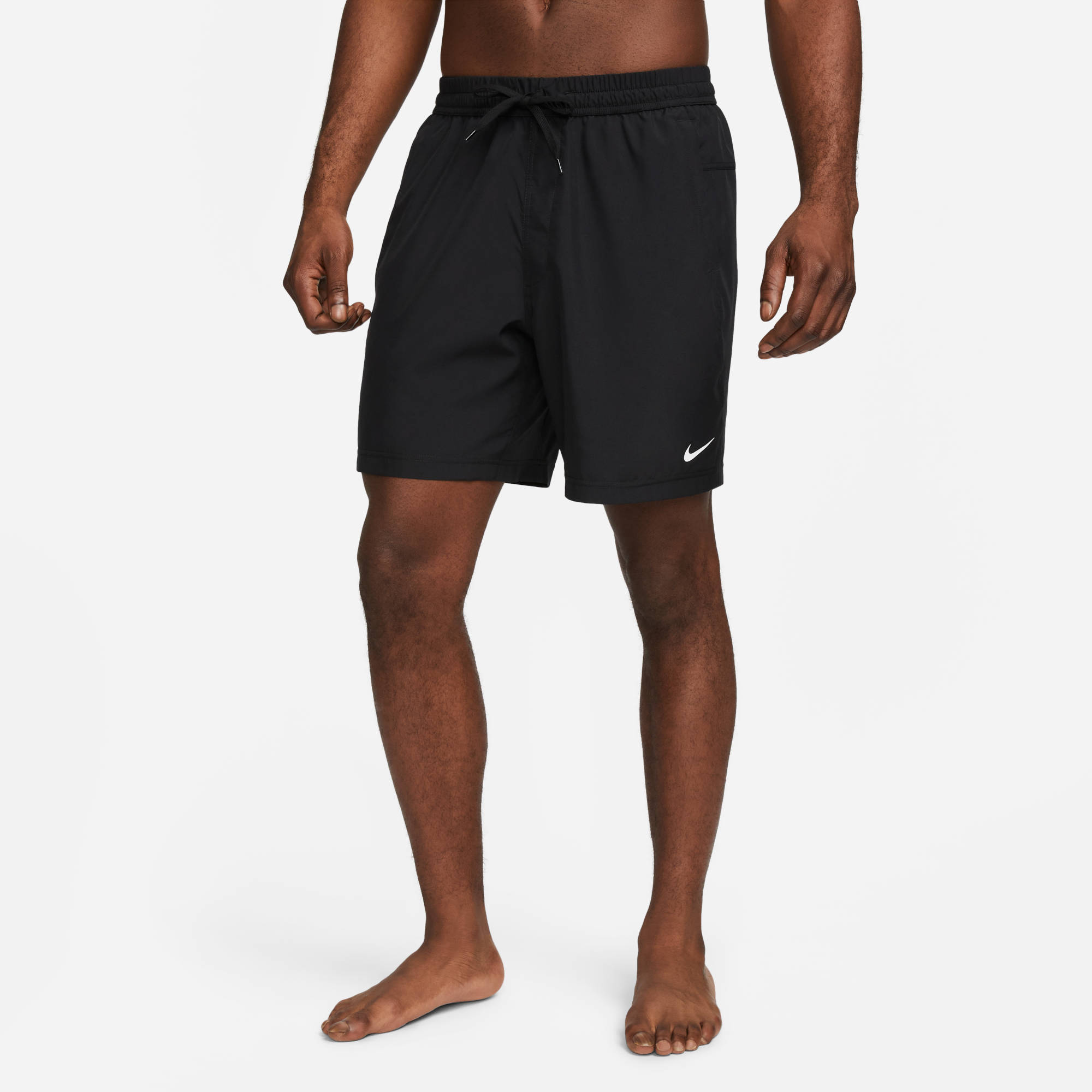 NIKE M NK DF FORM 7IN UL SHORT BLACK/WHITE