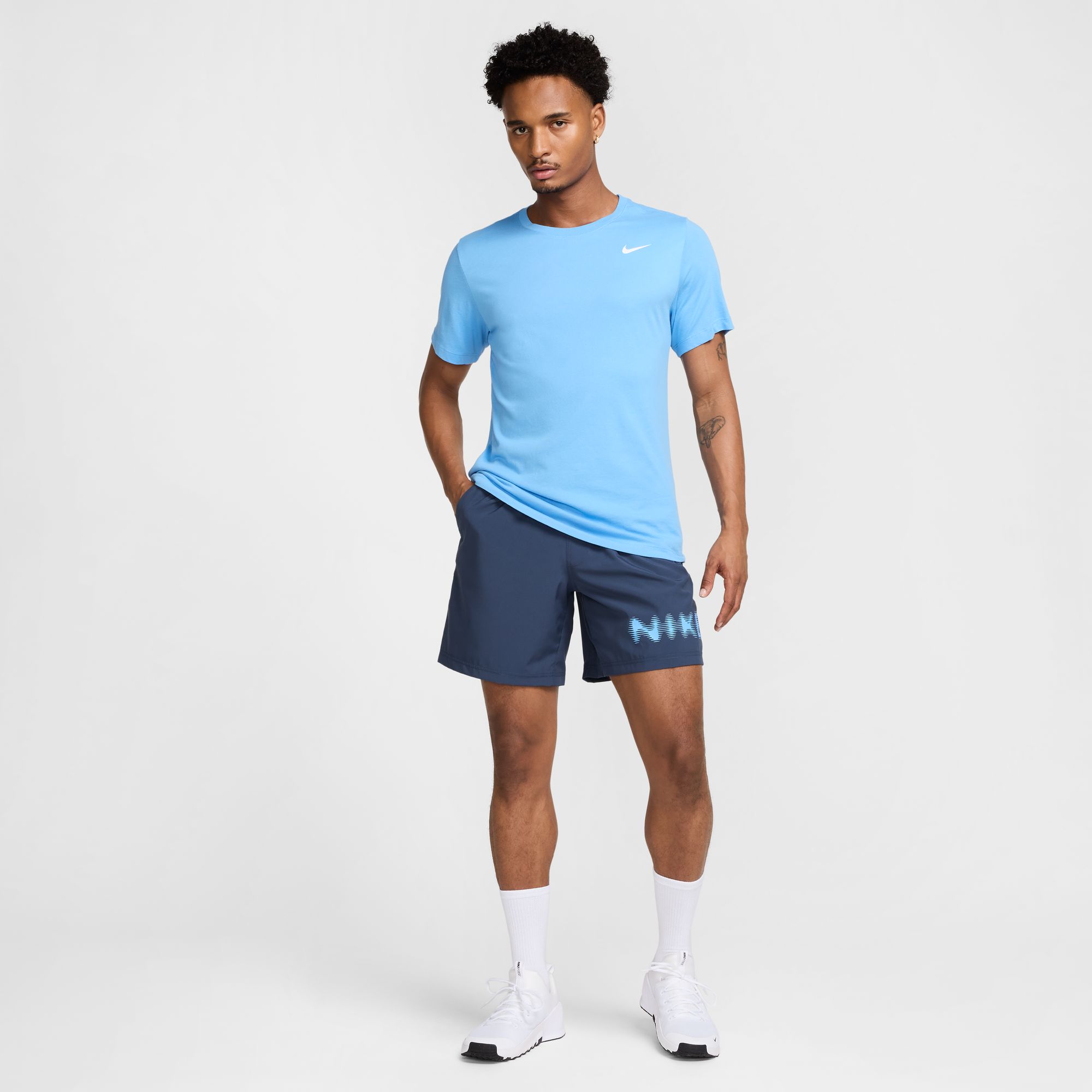 NIKE M NK DF FORM 7IN UL SHORT SWOO THUNDER BLUE/BLACK – Bild 4