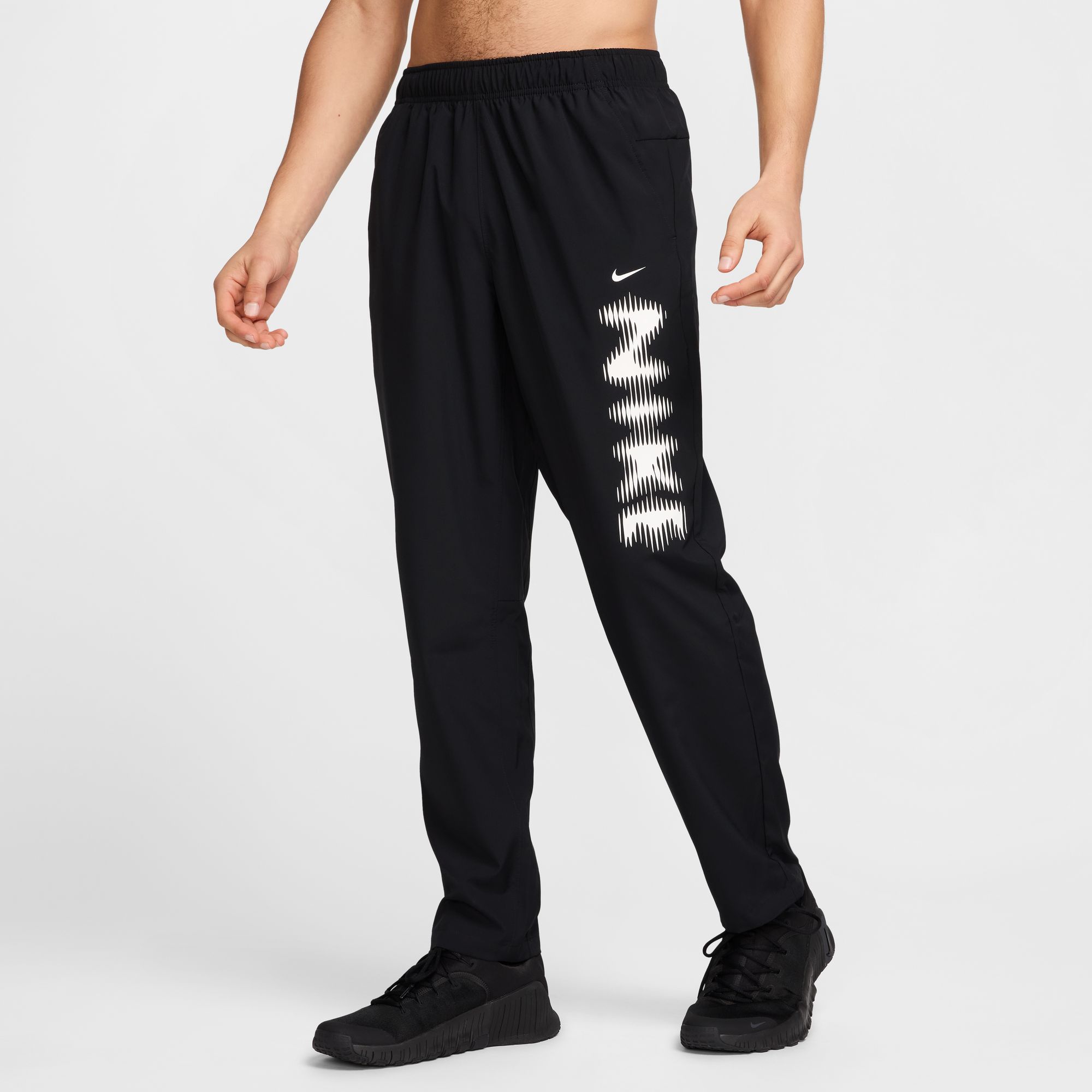 NIKE M NK DF FORM PANT ALT SWOOSH BLACK/WHITE