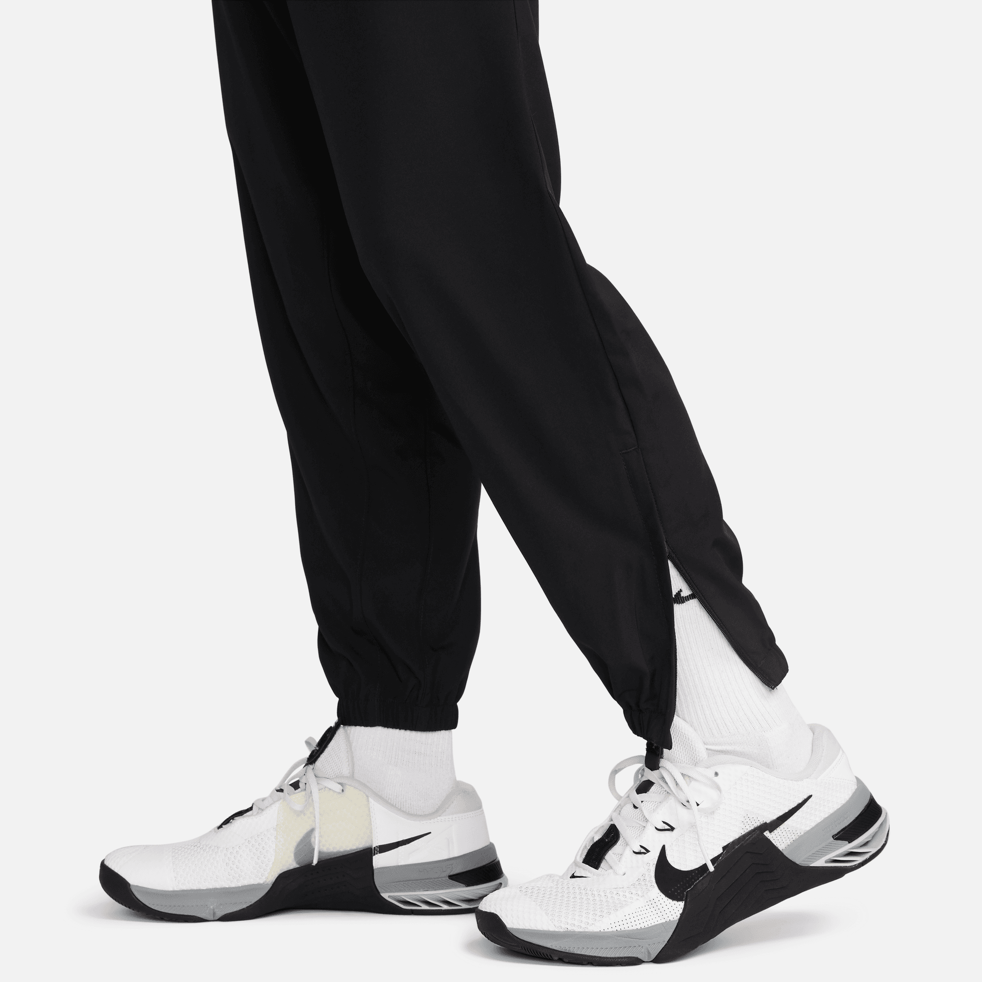 NIKE M NK DF FORM PANT TPR BLACK/BLACK/REFLECTIVE SILV – Bild 4