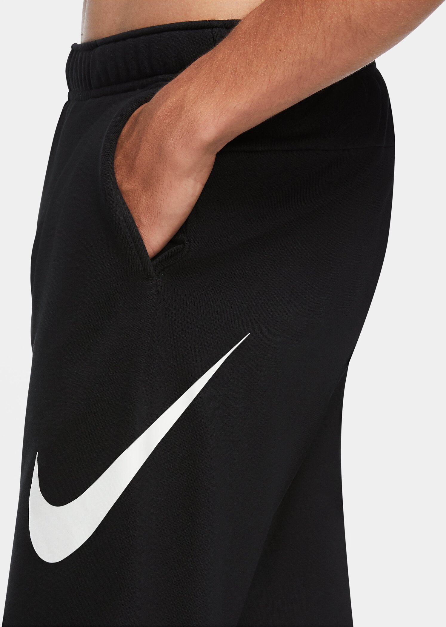 NIKE M NK DF PNT TAPER FA SWSH BLACK/WHITE – Bild 5
