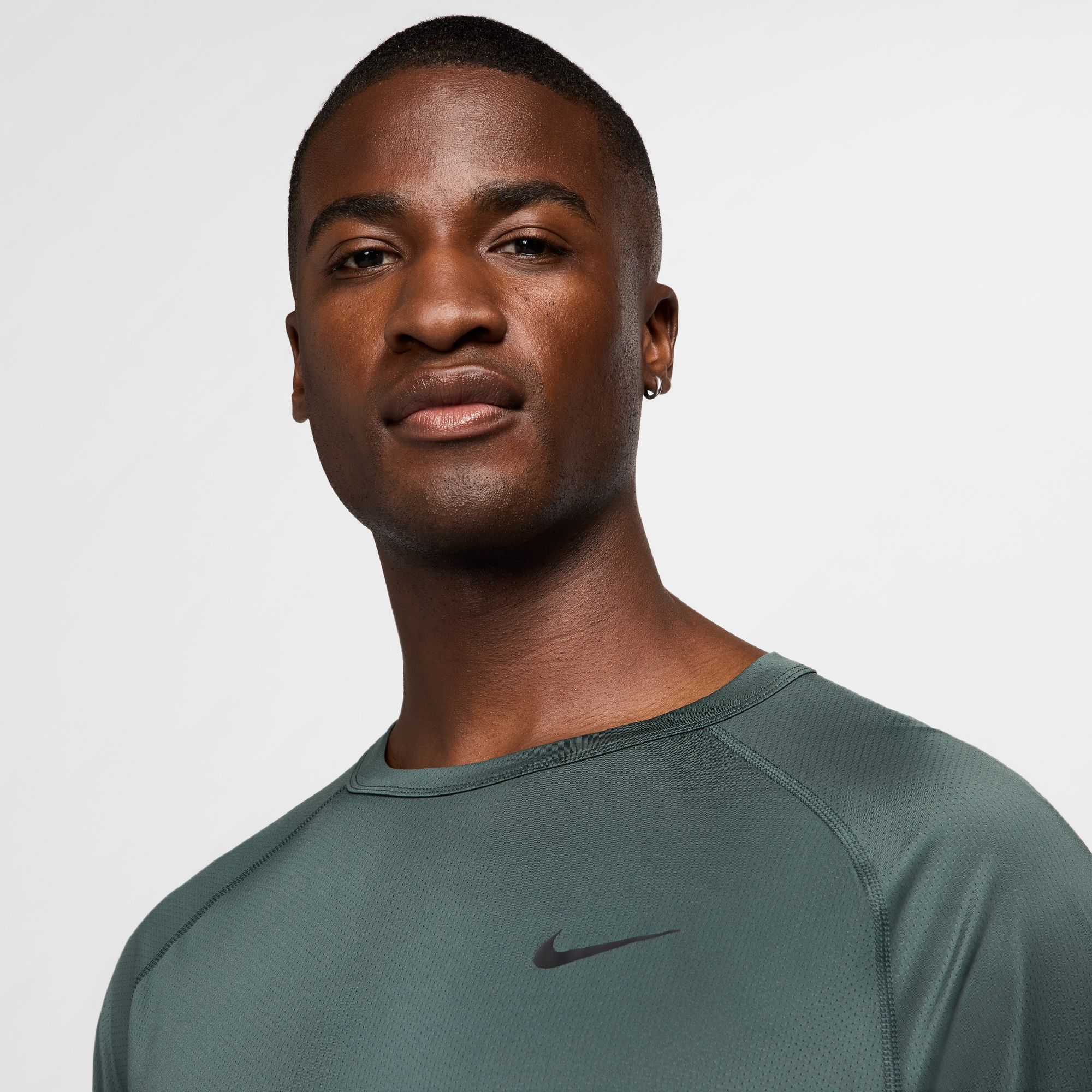 NIKE M NK DF READY SS VINTAGE GREEN/BLACK – Bild 3