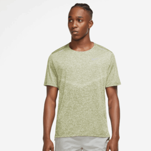 NIKE M NK DF RISE 365 SS OLIVE AURA/HTR/REFLECTIVE SILV