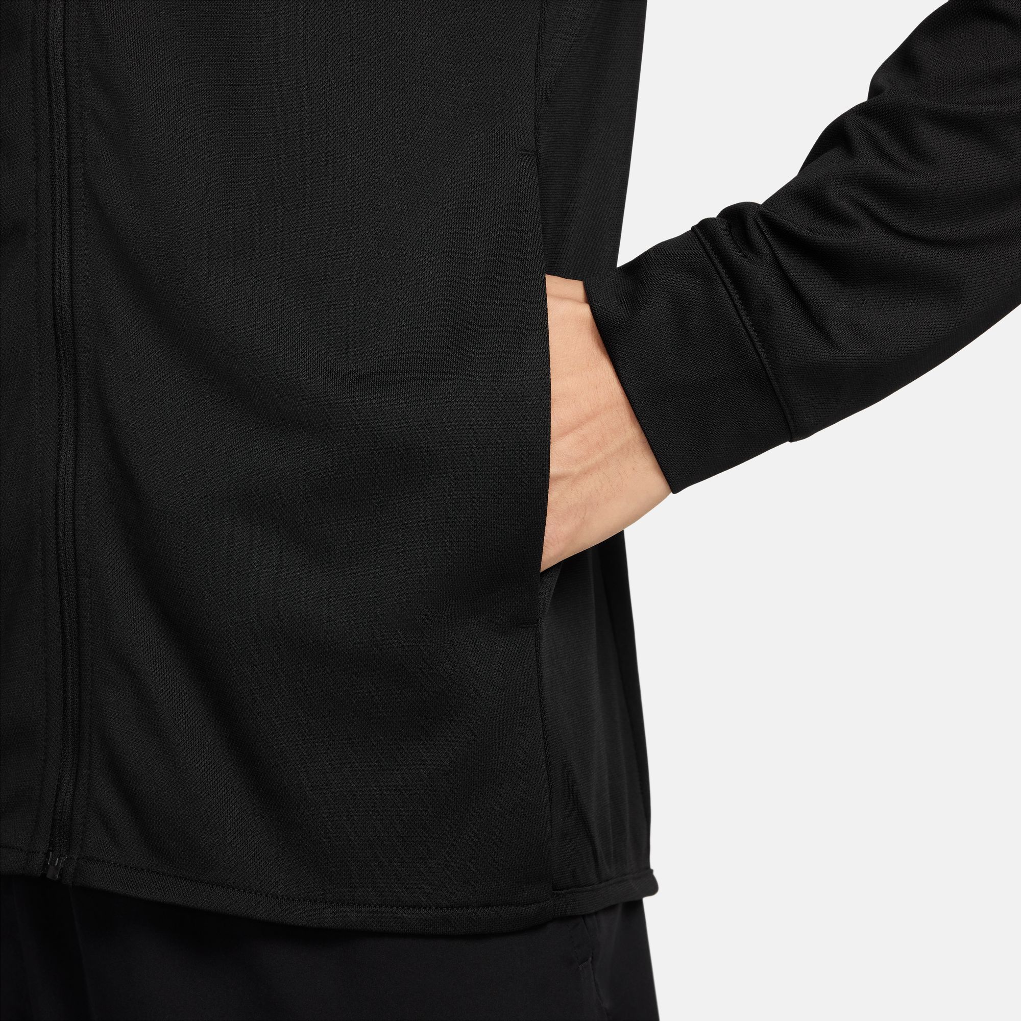NIKE M NK DF TOTALITY KNIT JACKET BLACK/WHITE – Bild 3