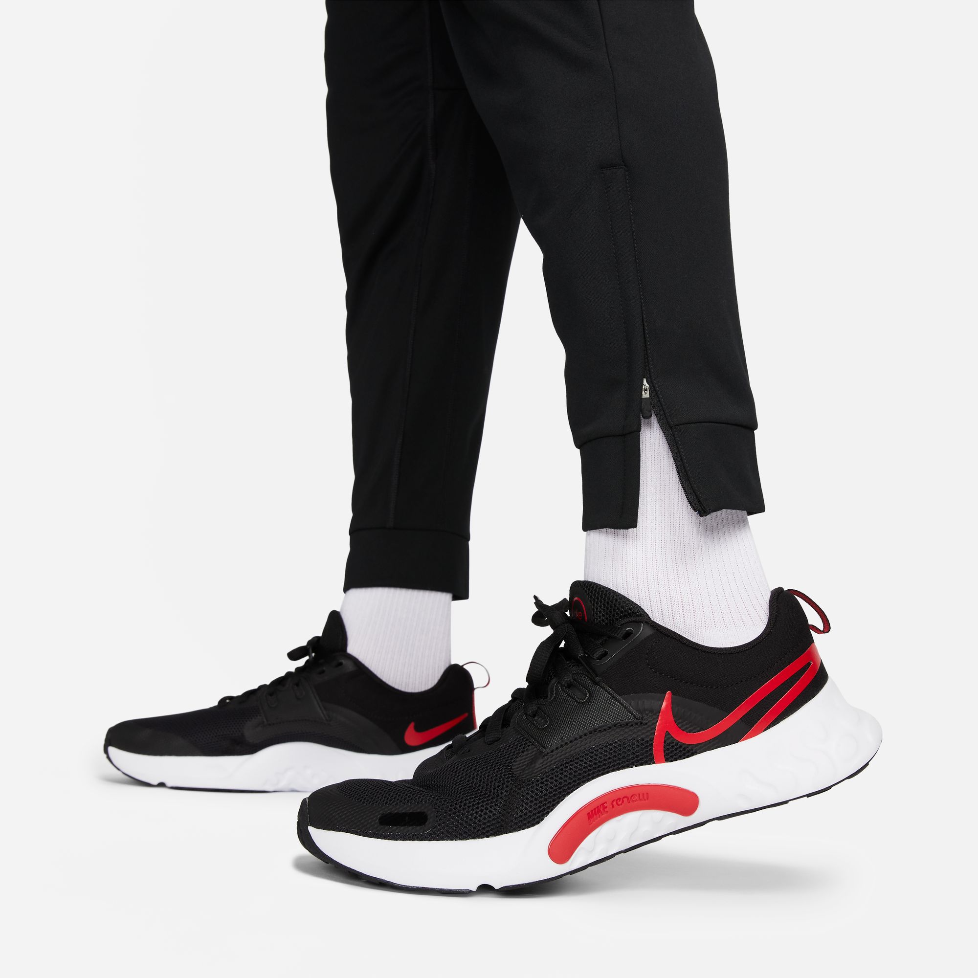 NIKE M NK DF TOTALITY PANT TPR BLACK/WHITE – Bild 4